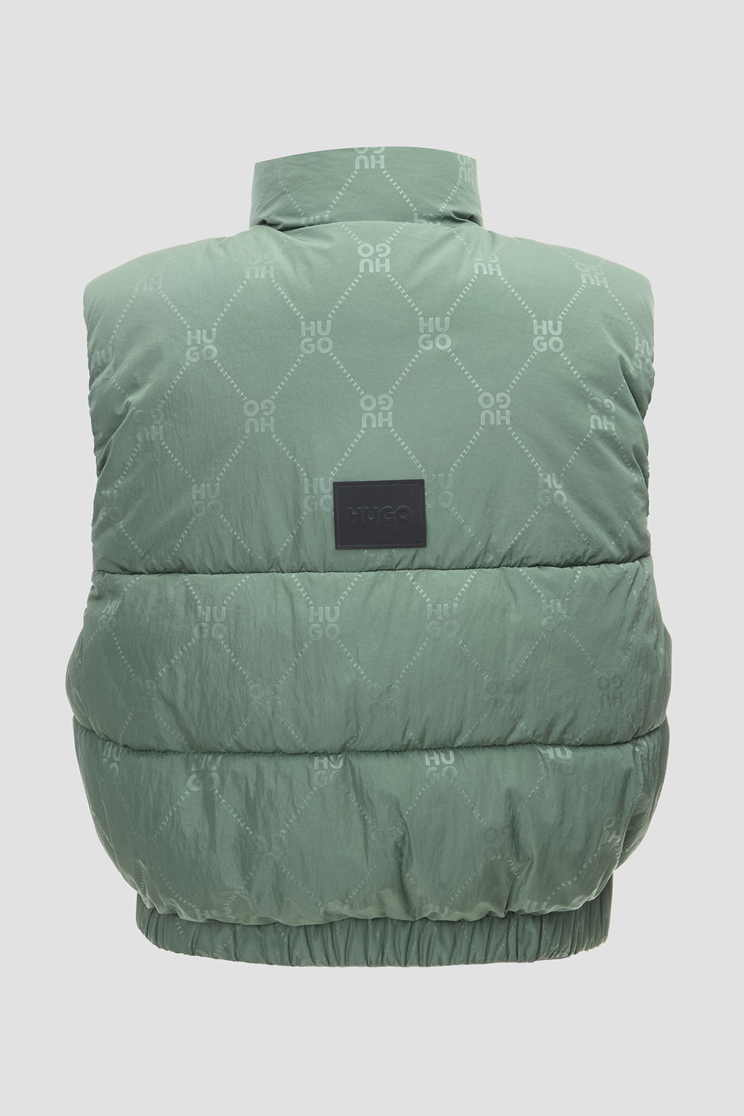 Женский зеленый жилет с узором HUGO 50529347;973