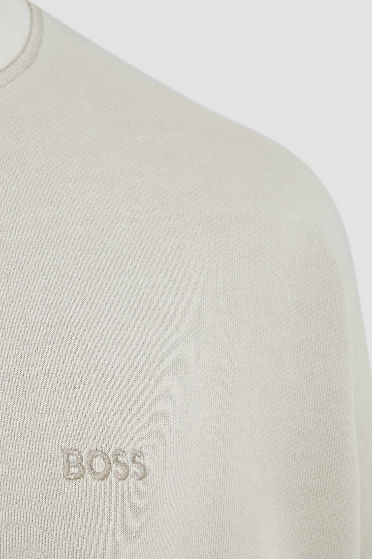 Мужской бежевый свитшот BOSS 50517001;271