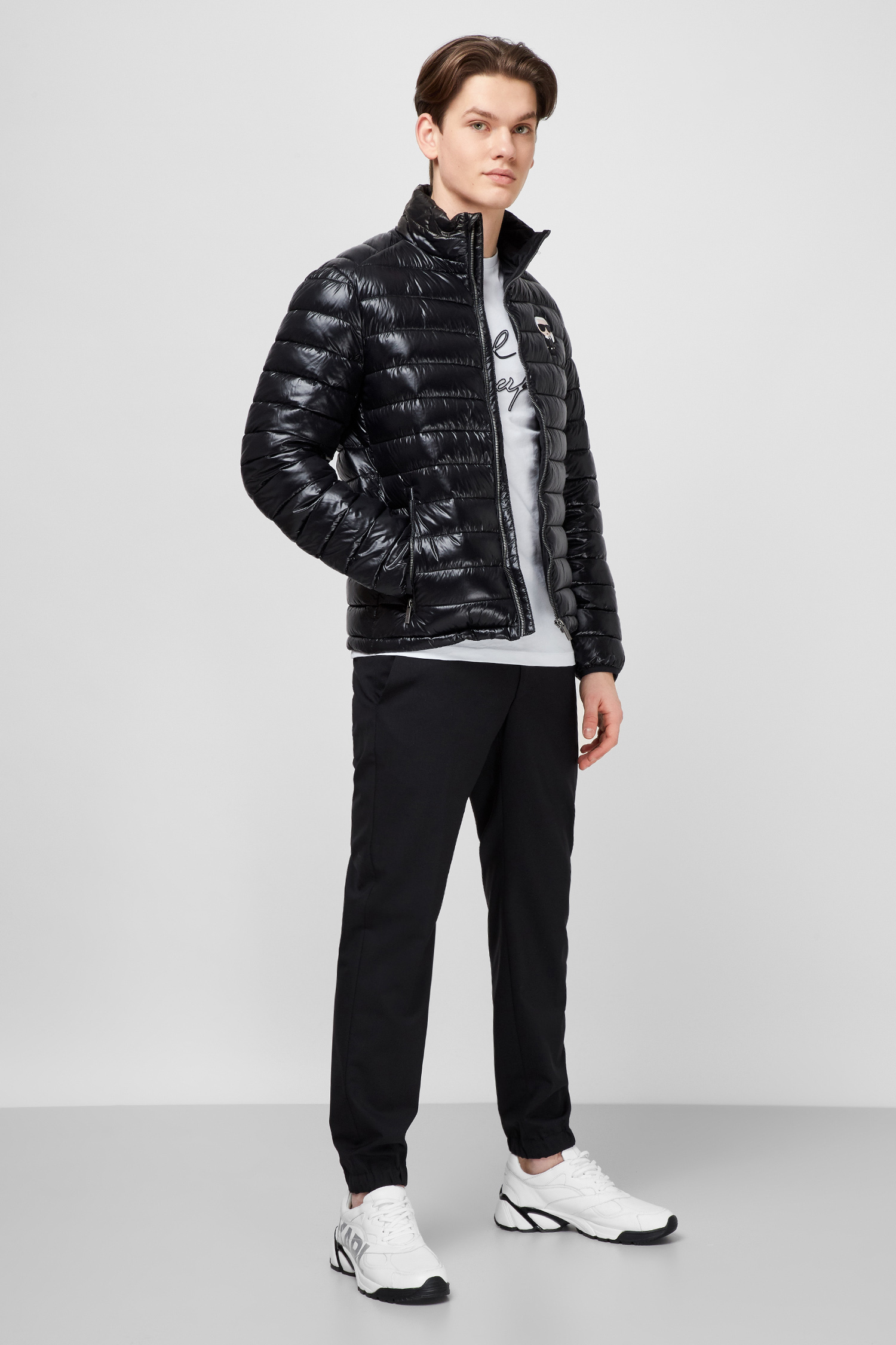 Черная куртка для парней Karl Lagerfeld 511590.505092;990