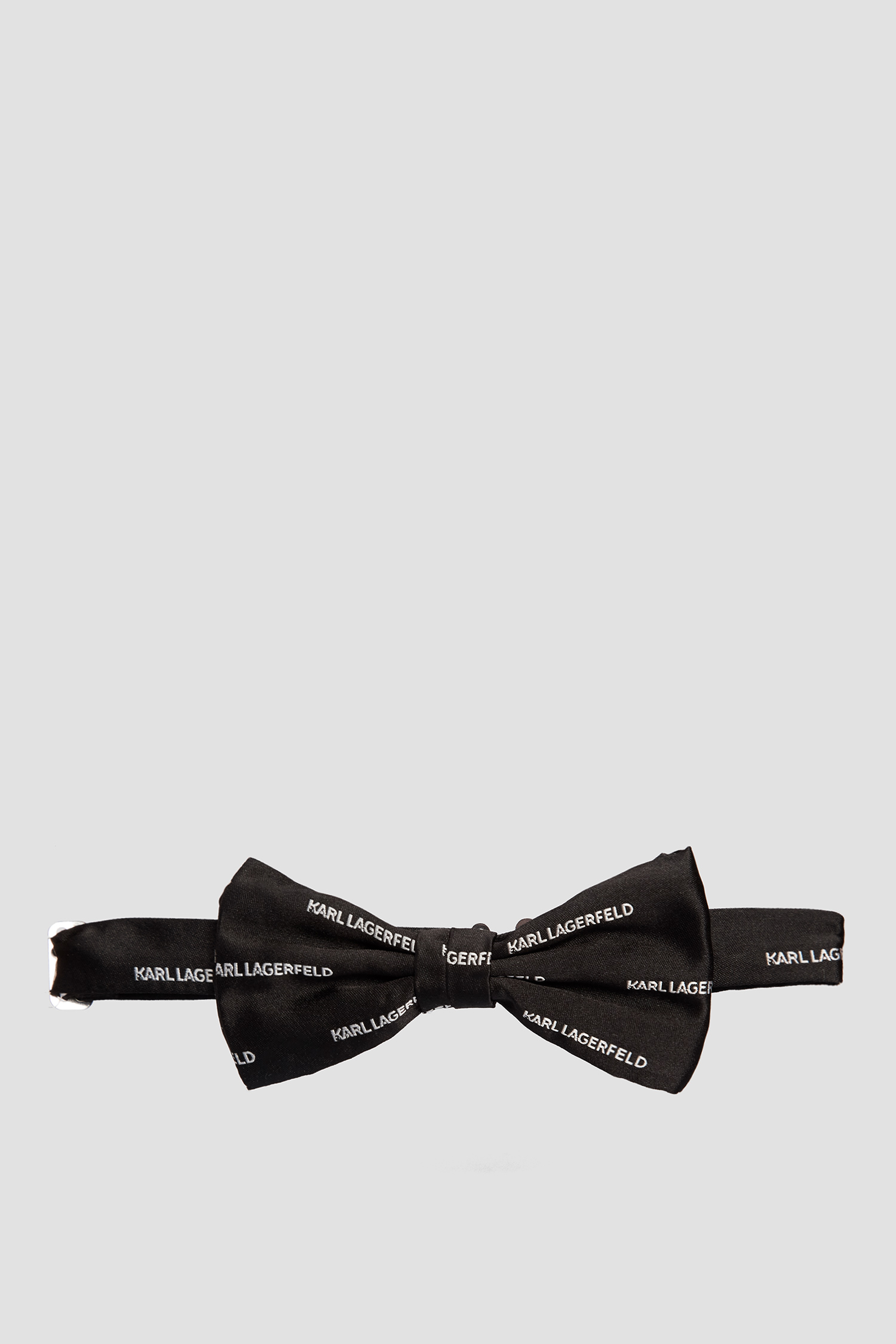Мужская черная шелковая бабочка Karl Lagerfeld 501153.805200;990