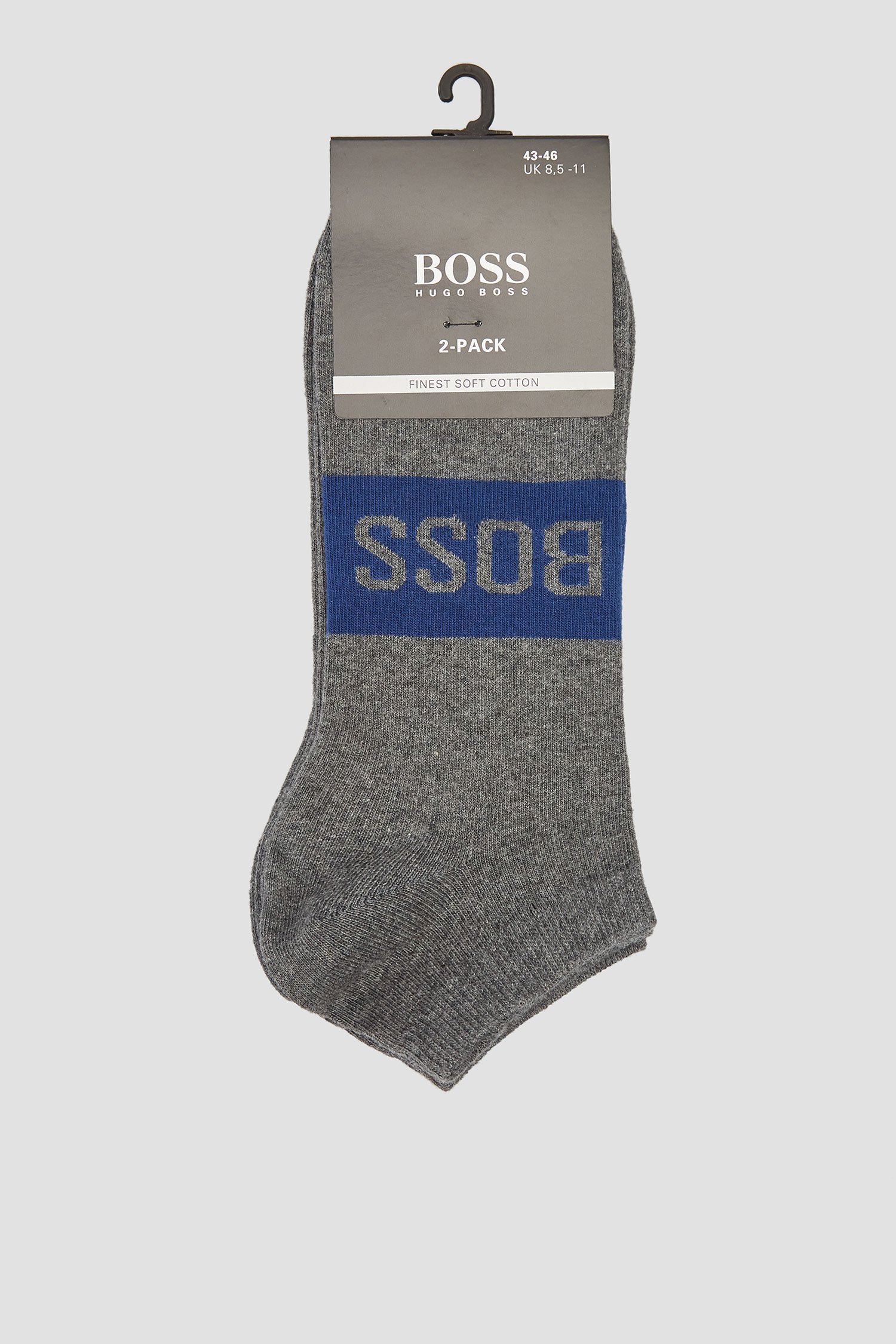 Мужские серые носки (2 пары) BOSS 50428744;031