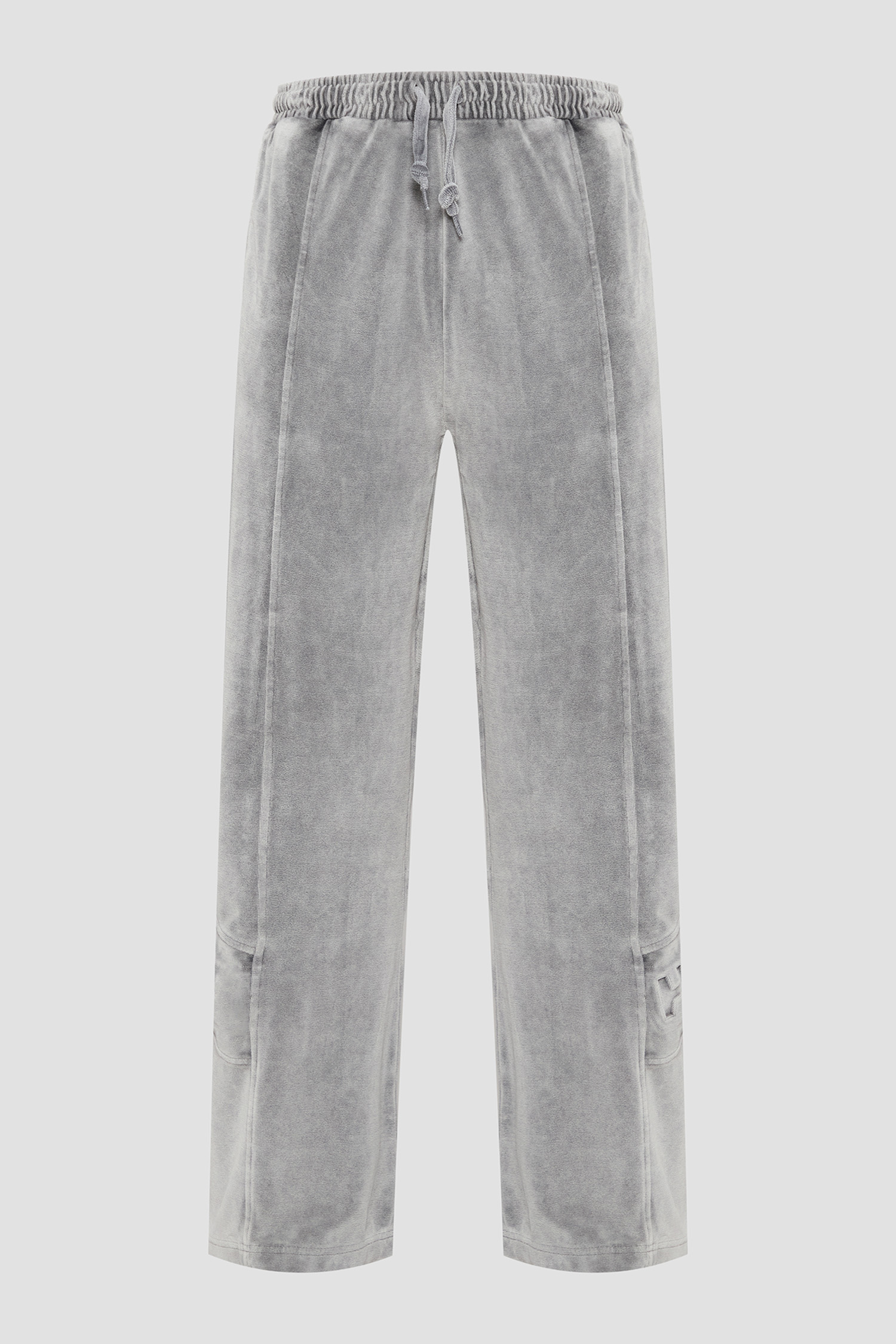 Мужские серые велюровые спортивные брюки HUGO 50546702;017