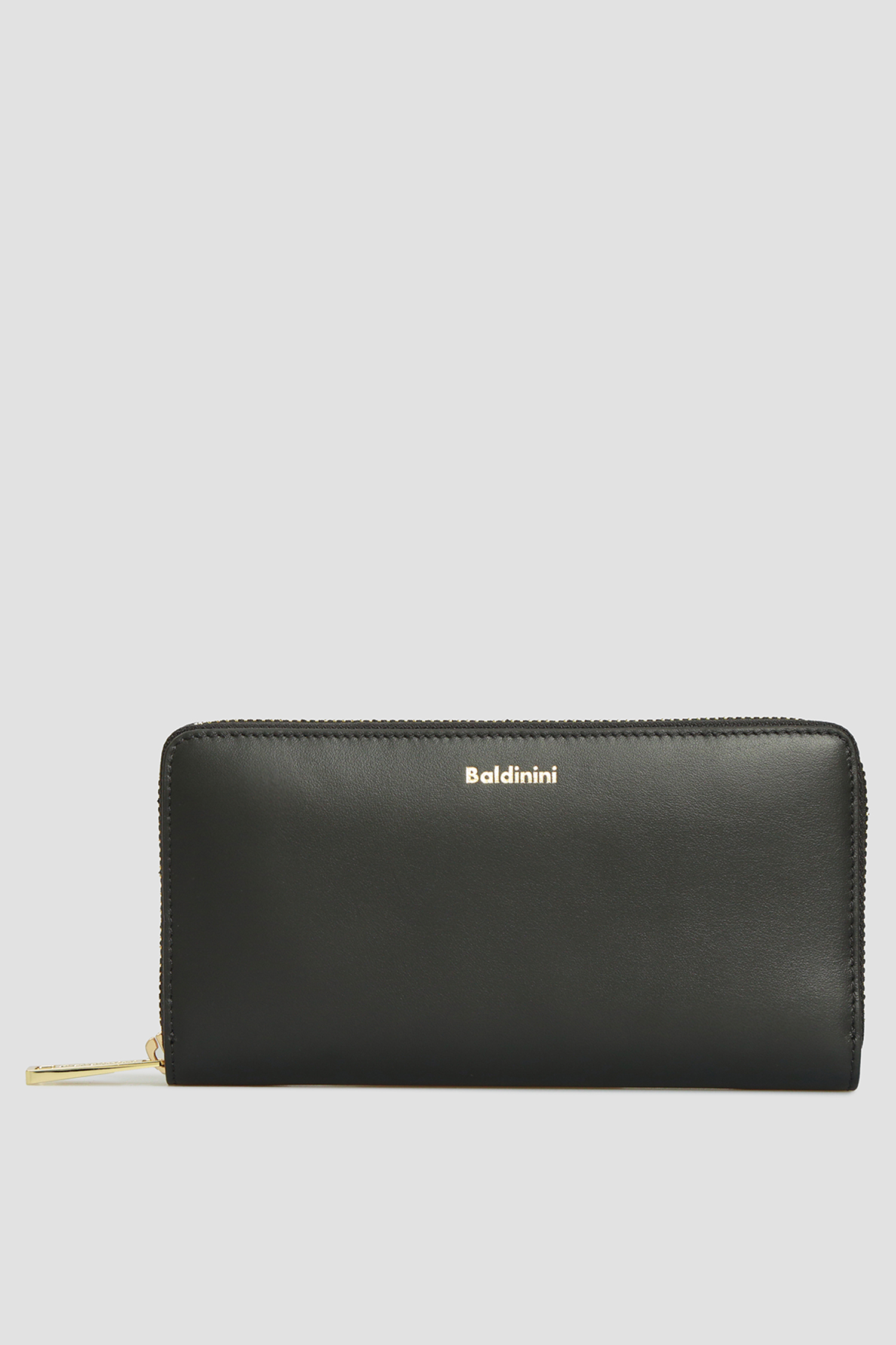 Жіночий чорний шкіряний гаманець Baldinini P2B002FIRE;0000