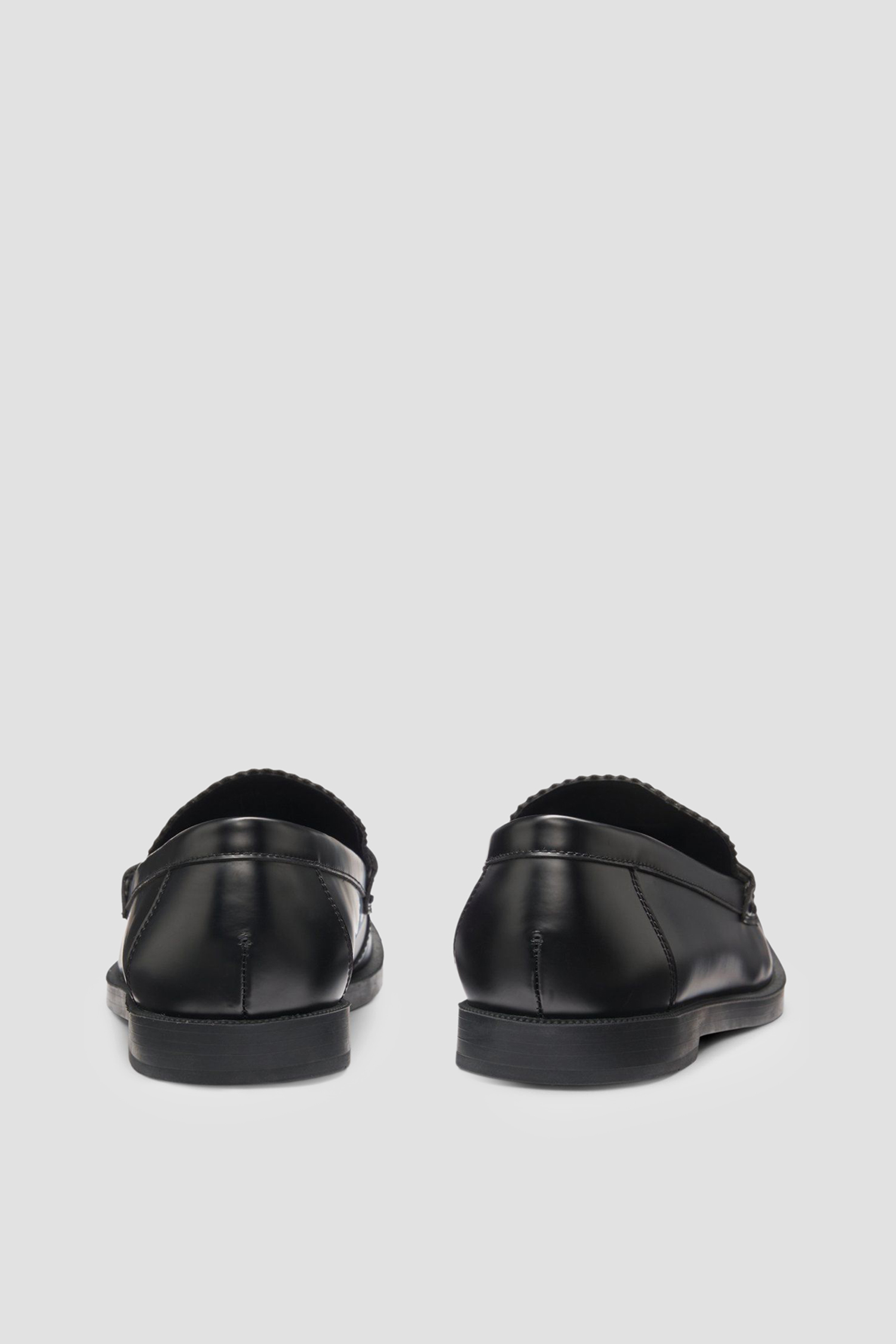 Женские черные кожаные лоферы HUGO 50557749;001