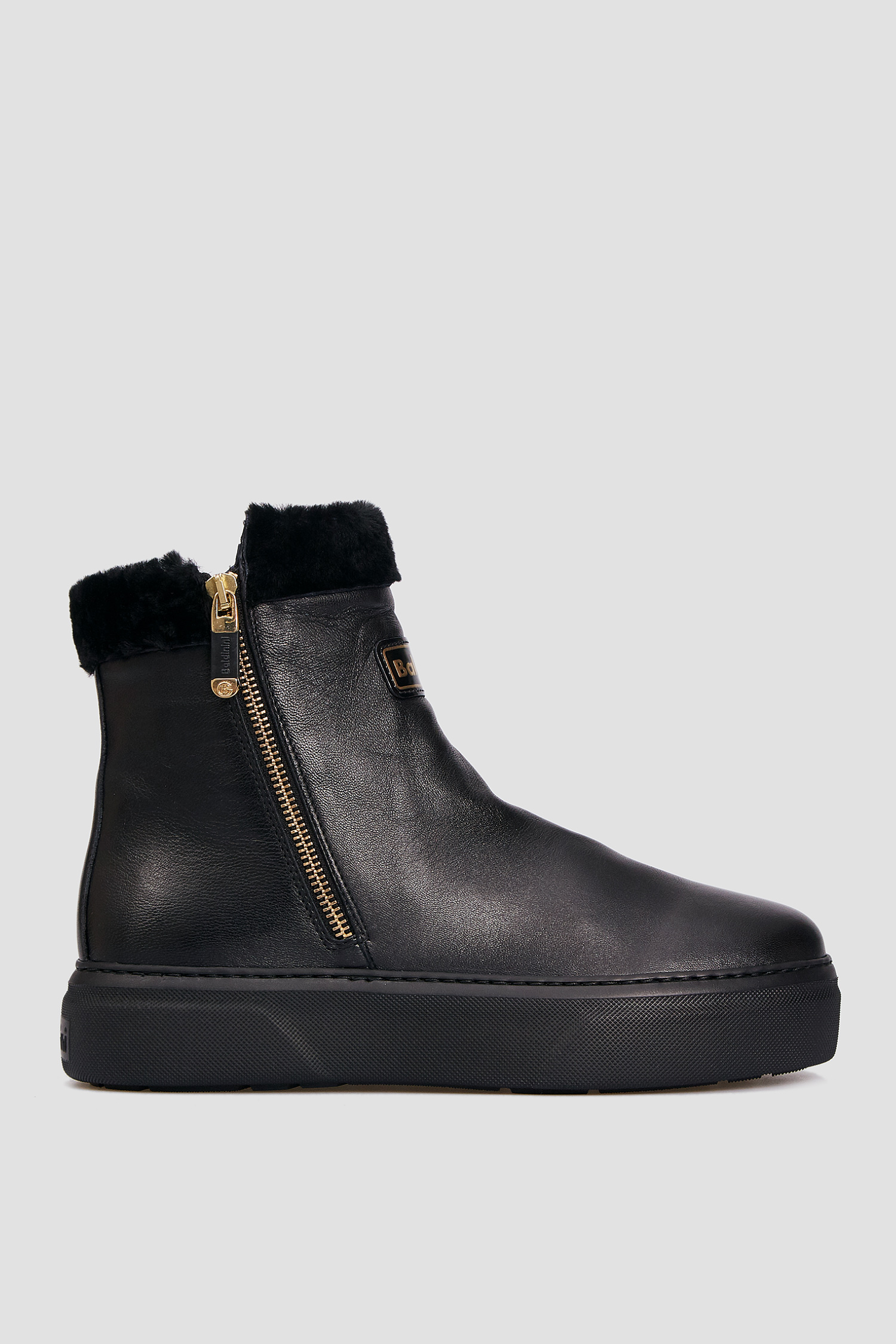 Черные кожаные ботинки для девушек Baldinini 148746NAMO;00