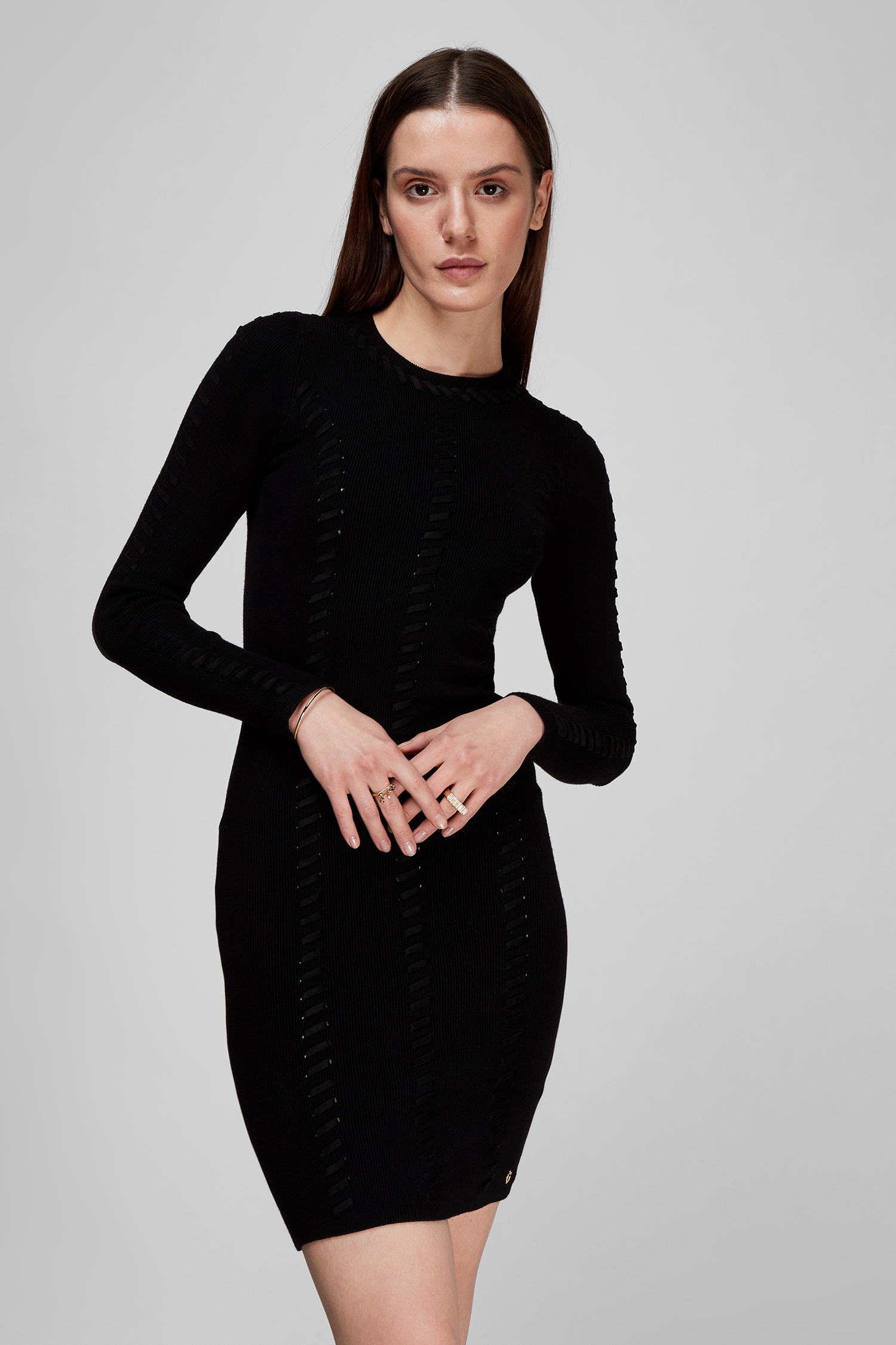 Женское черное платье Guess W1RK02.Z17X4;JBLK