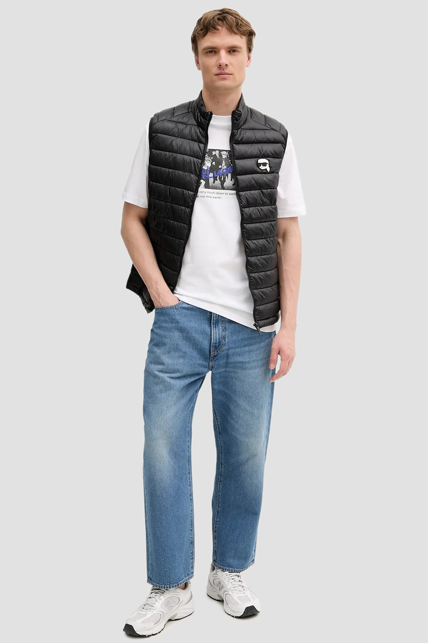 Чоловічий чорний жилет Karl Lagerfeld 500590.505711;990