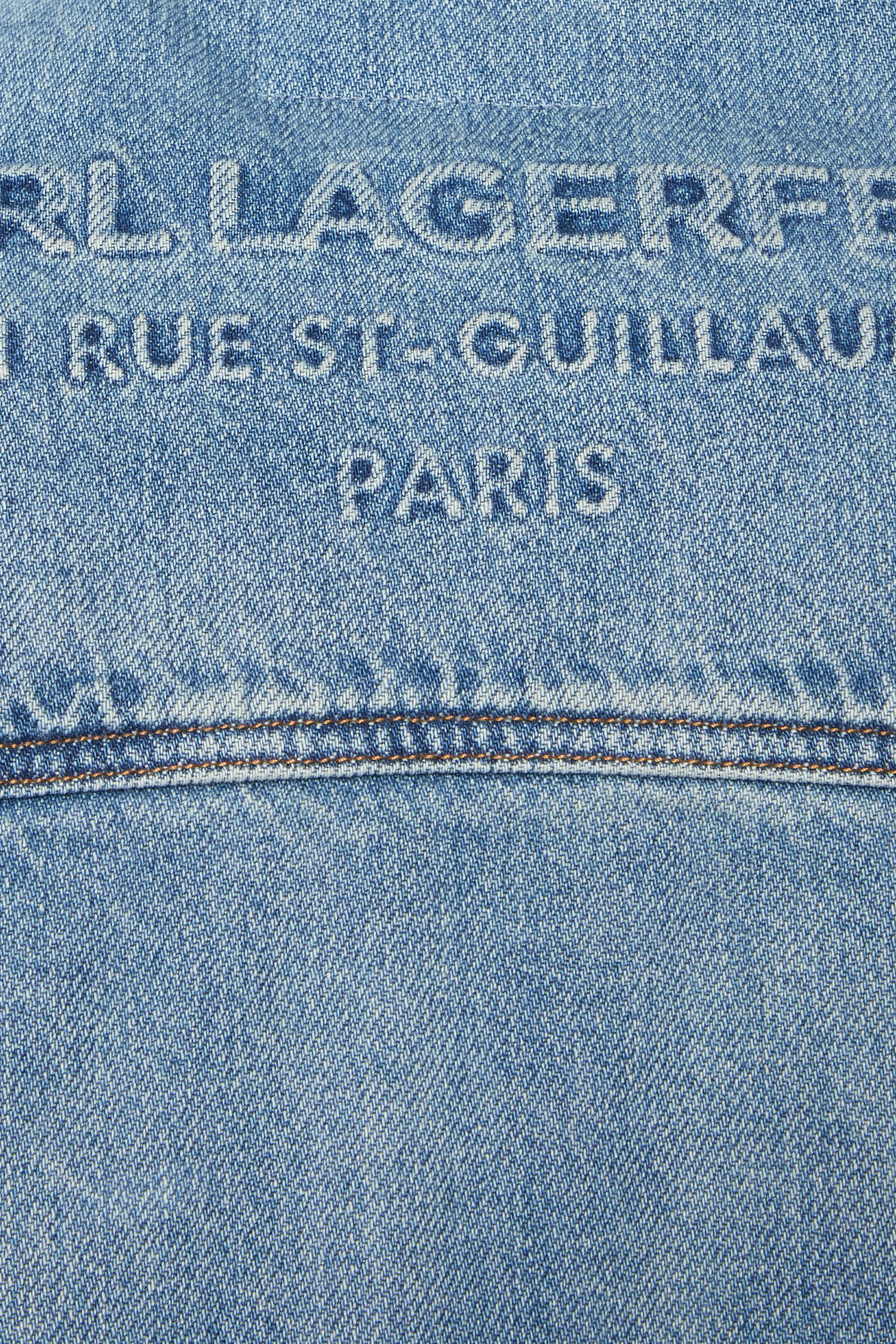 Мужская голубая джинсовая куртка Karl Lagerfeld 552865.505805;670