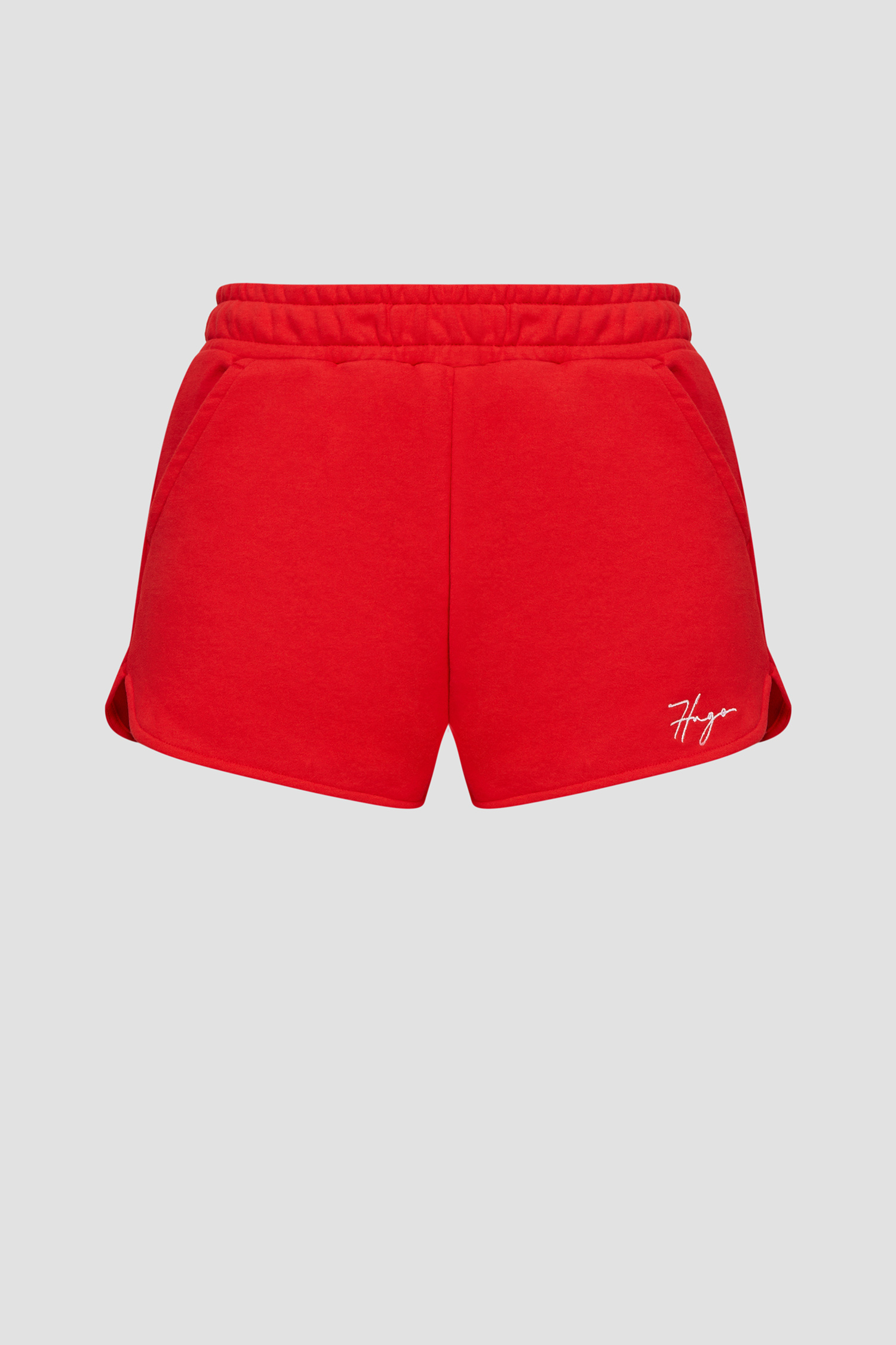 Женские красные шорты HUGO 50465462;627