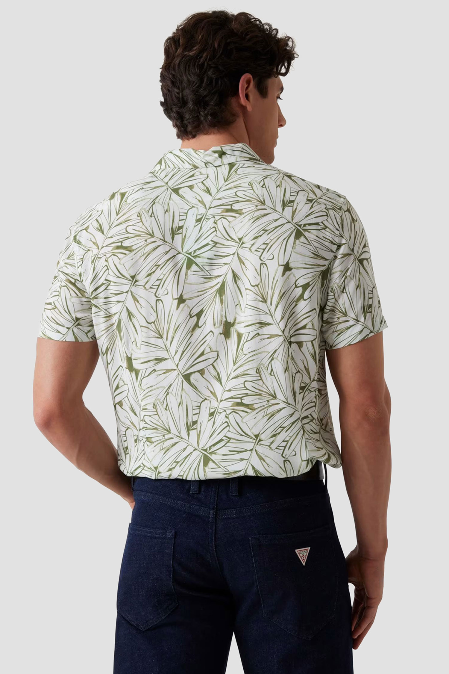 Мужская рубашка с узором Guess M5GH75.WD4Z2;P8GS