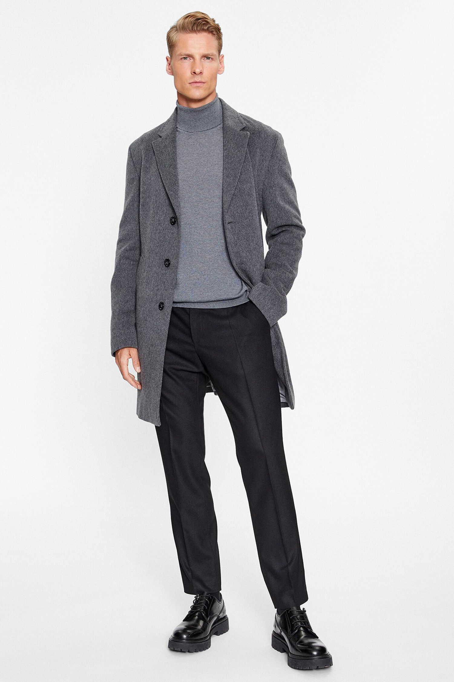 Мужские черные брюки BOSS 50503253;001