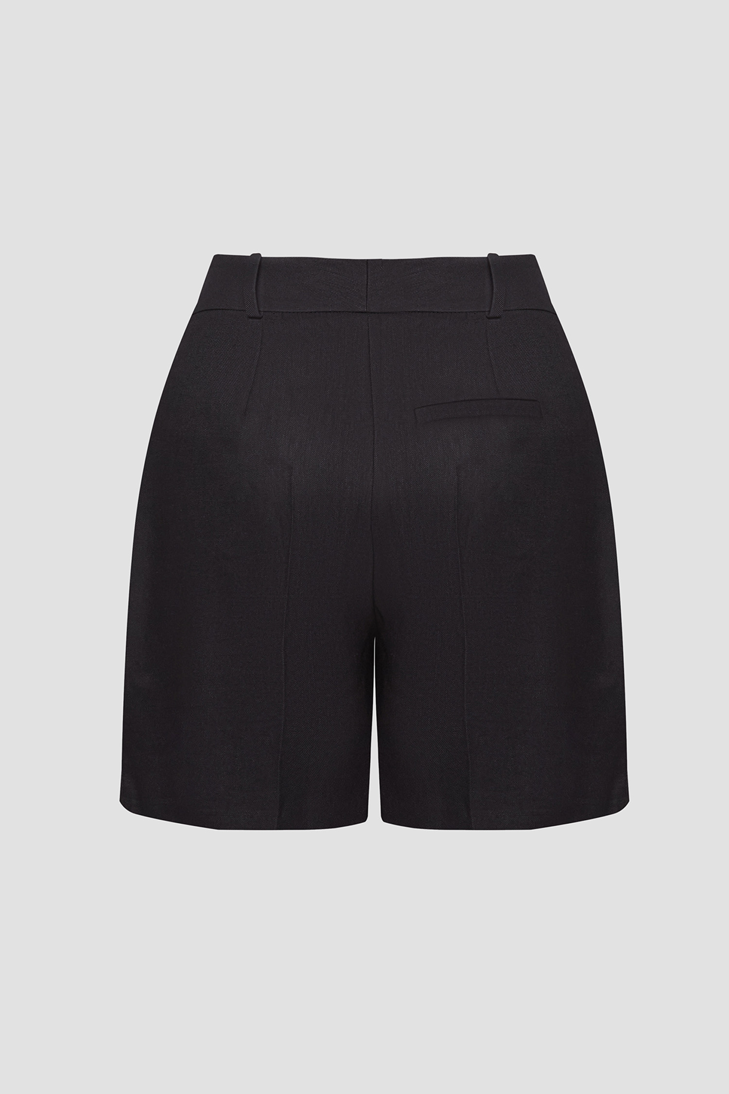 Женские черные льняные шорты HUGO 50537634;001