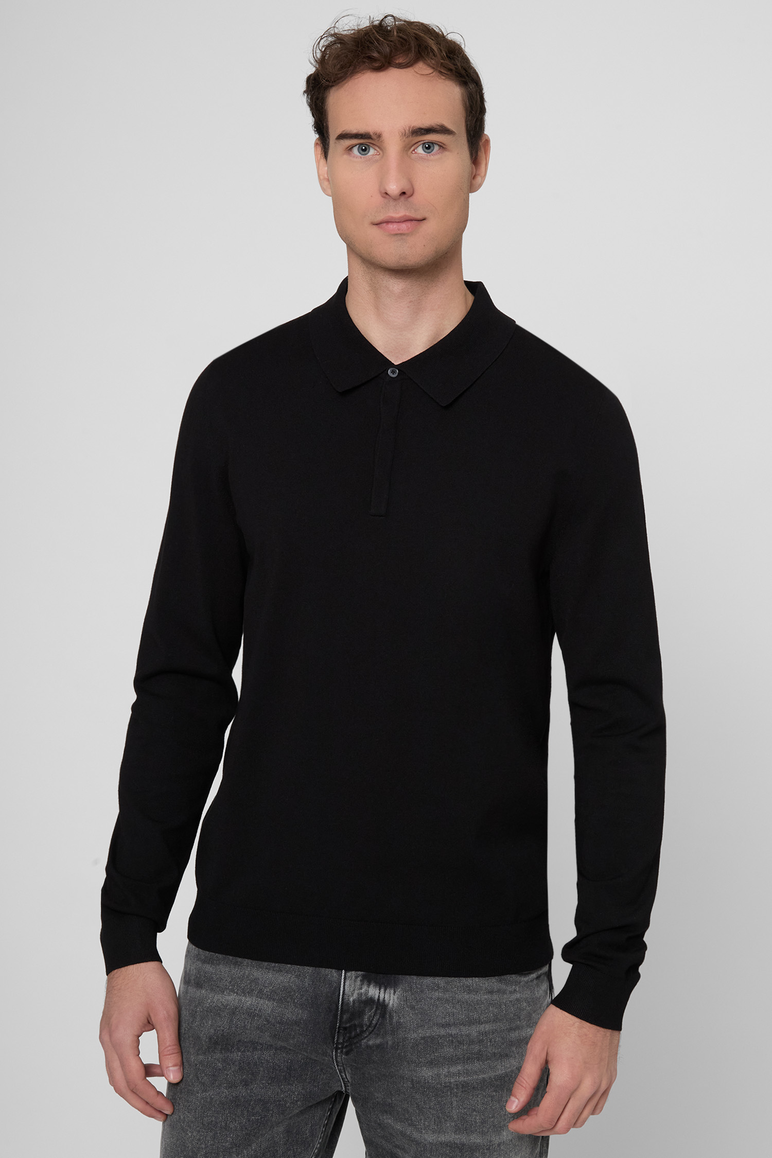 Чоловіче чорне поло HUGO 50532050;001