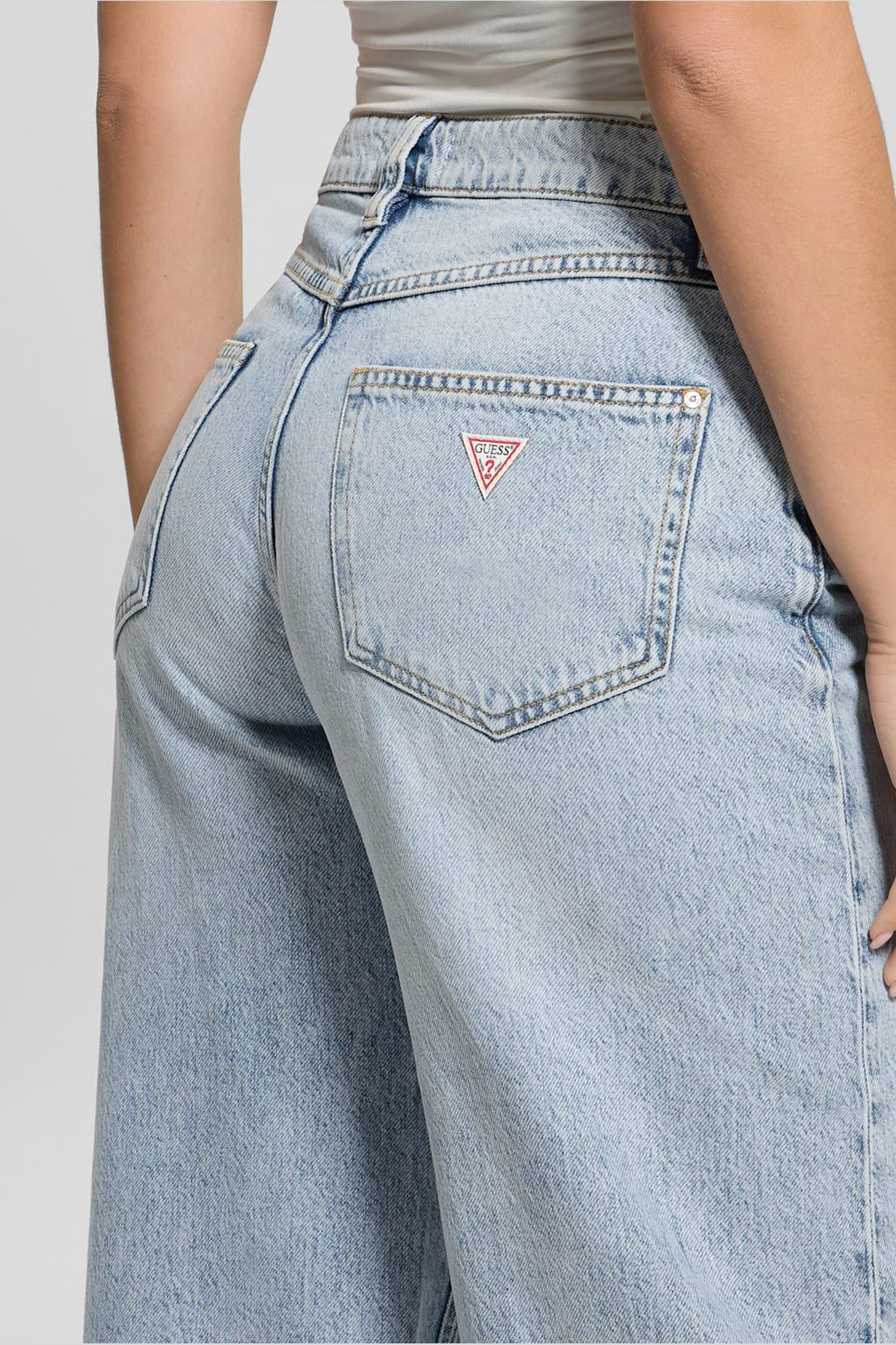Женские голубые джинсы Guess W5RA82.D5BO0;JRSY