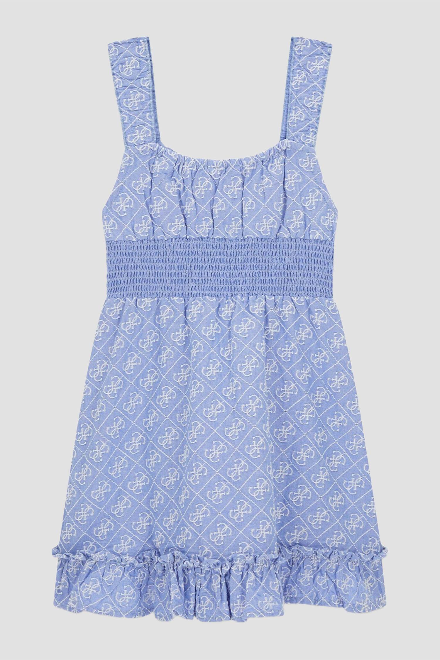Дитячий блакитний сарафан з візерунком Guess Kids J6GK22.WR300;FBES