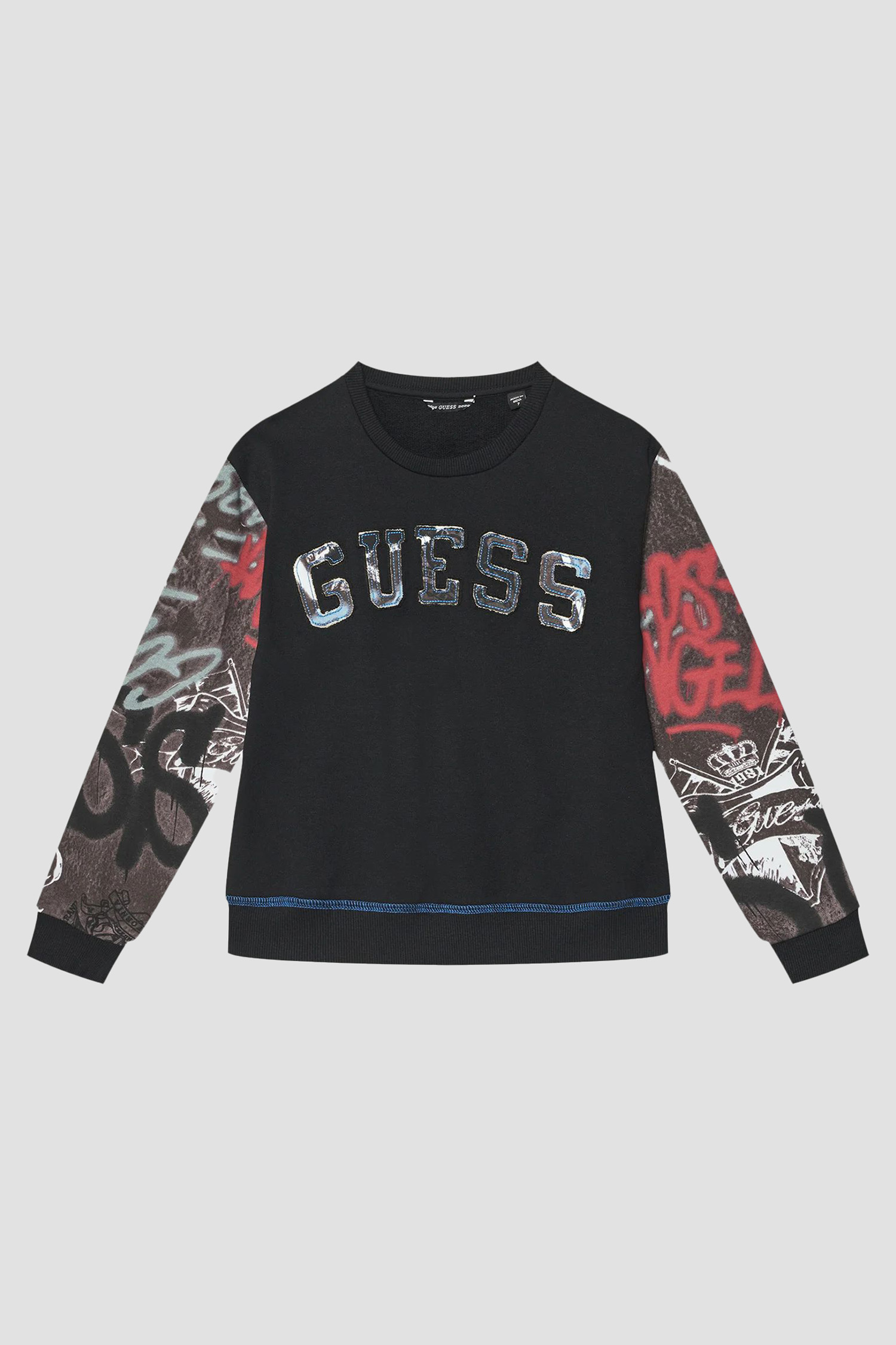 Дитячий чорний світшот Guеss Kids L5RQ01.KA6R4;JBLK