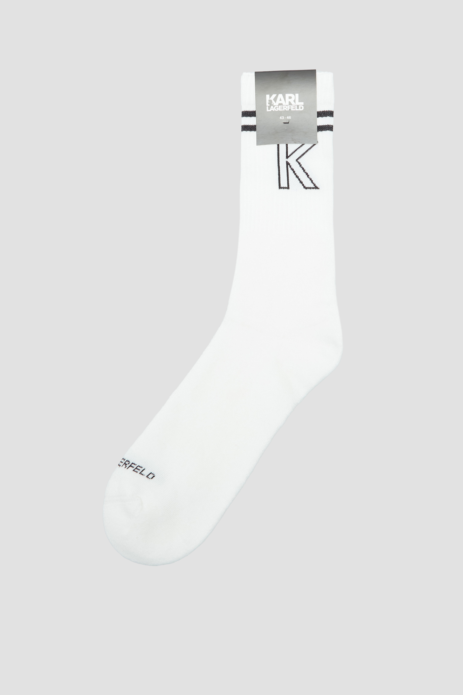 Чоловічі білі шкарпетки Karl Lagerfeld 542101.805506;10