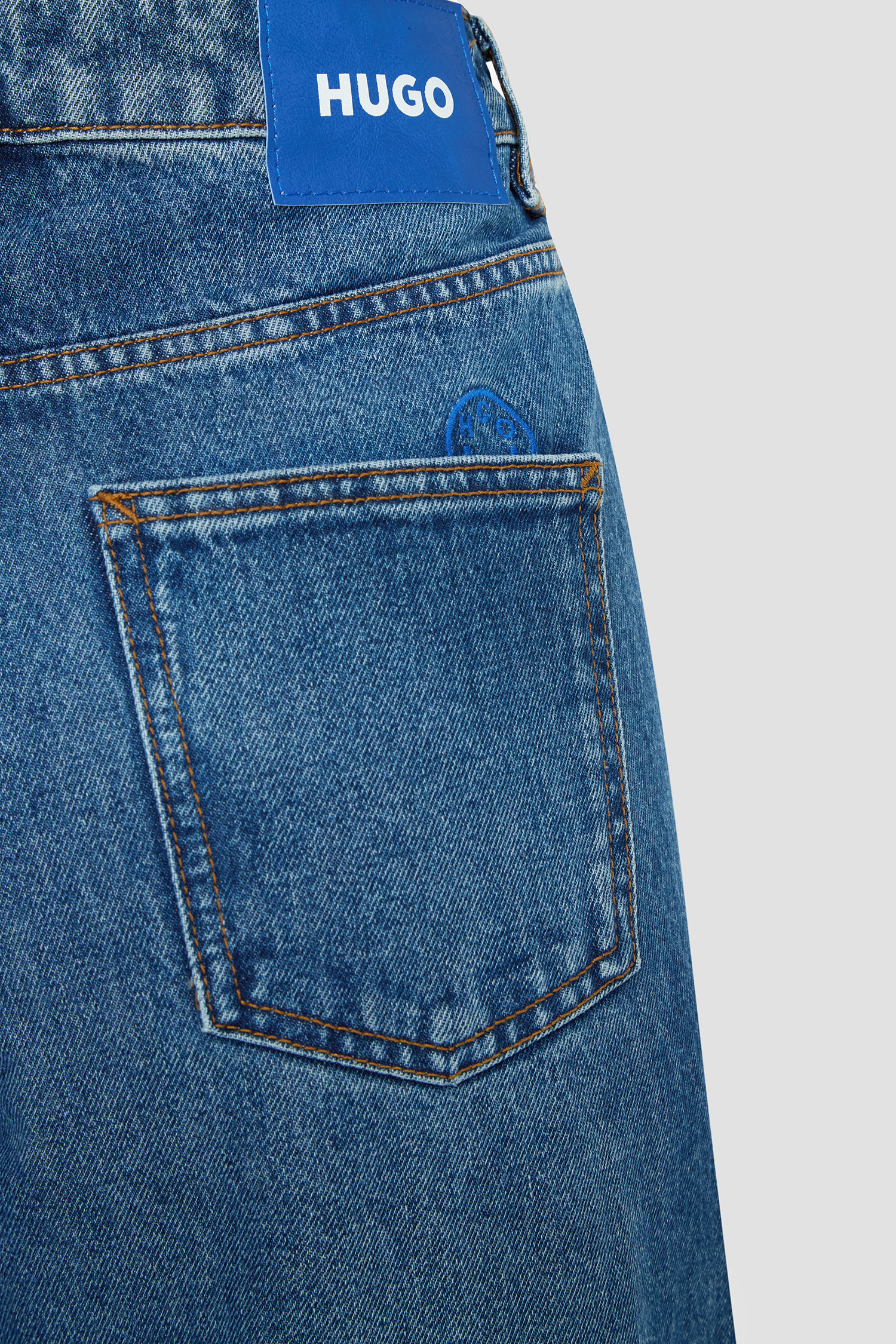 Gハジ Чоловічі джинси кольору хакі И-RS253DT-5 - купити недорого в