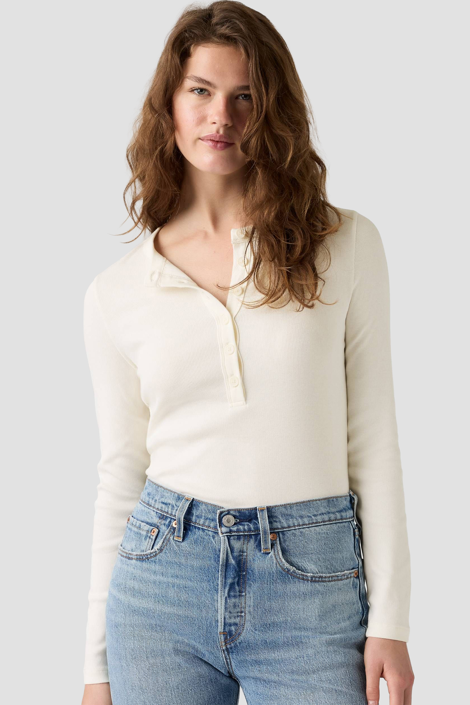Женский белый лонгслив Levi’s® 0086R;0000