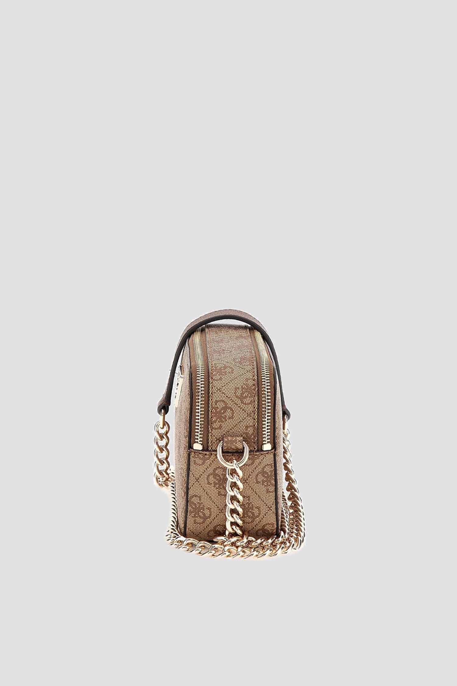 Женская бежевая сумка с узором Guess HWBG78.79140;LGW