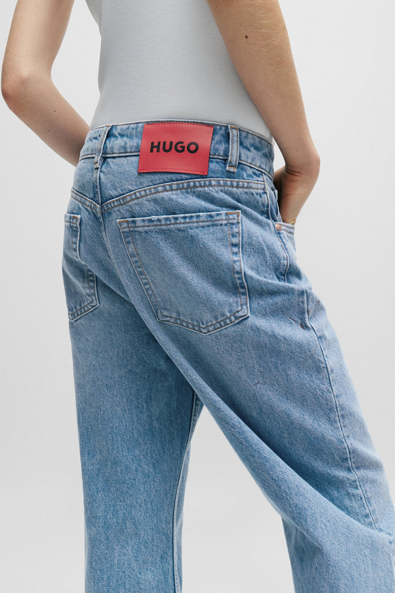 Женские голубые джинсы HUGO 50508188;432