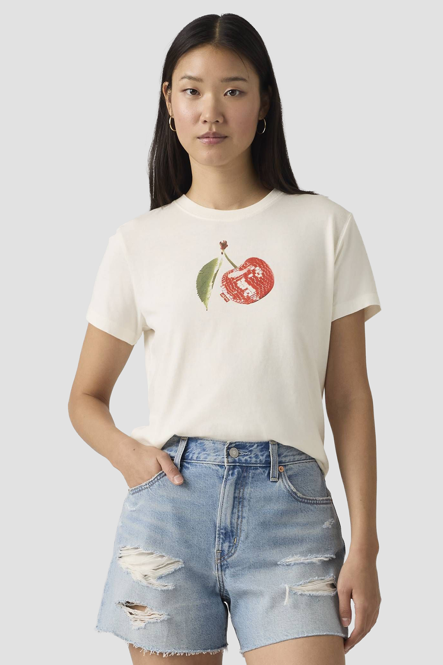 Жіноча біла футболка Levi’s® 005GV;0005