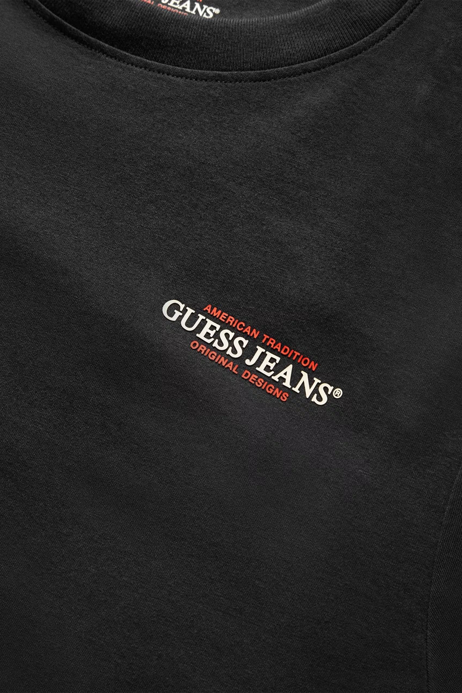 Мужская черная футболка Guess Jeans M4YI55.K8HM0;JBLK