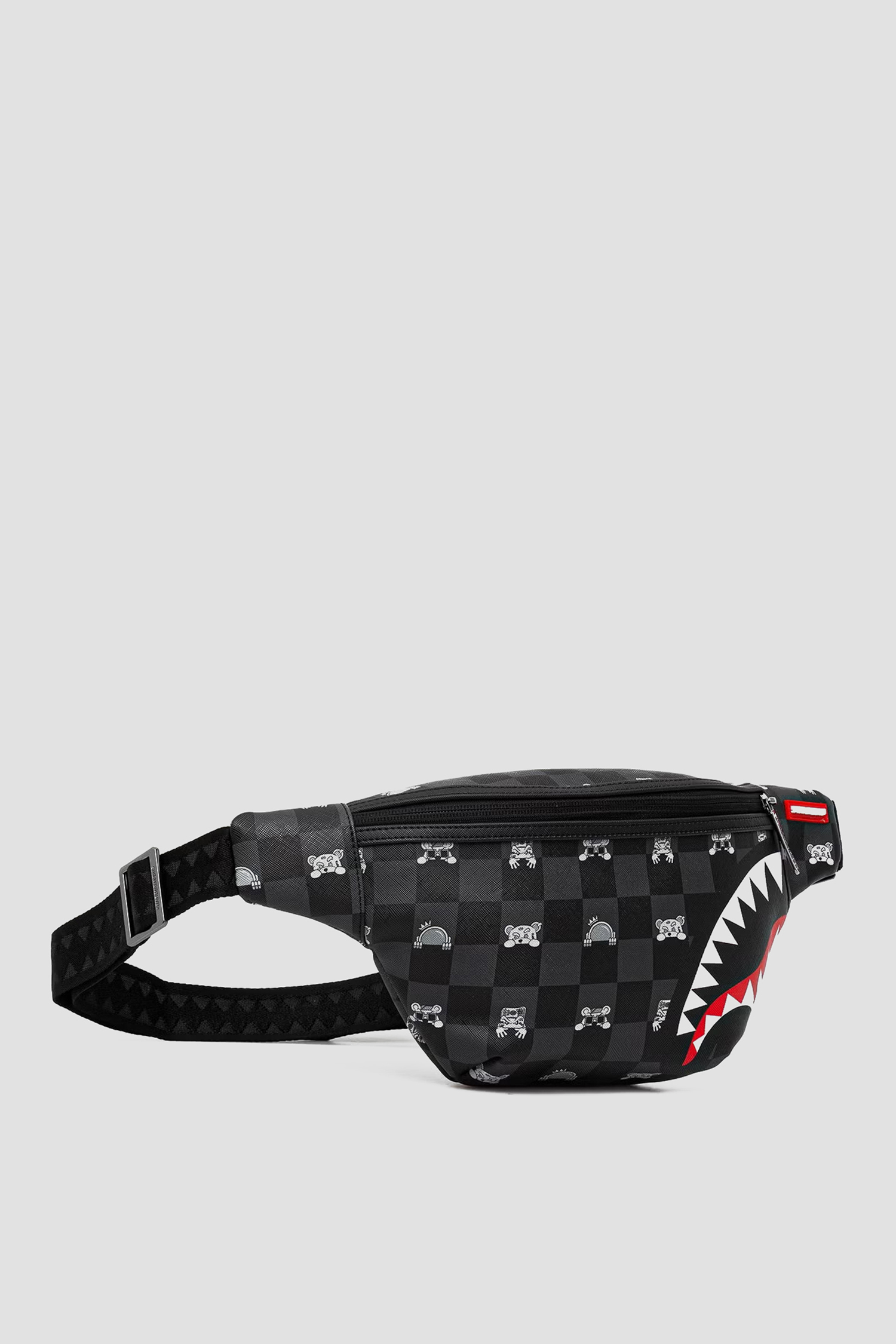 Черная поясная сумка в клетку SPRAYGROUND 910B8912NSZ;0