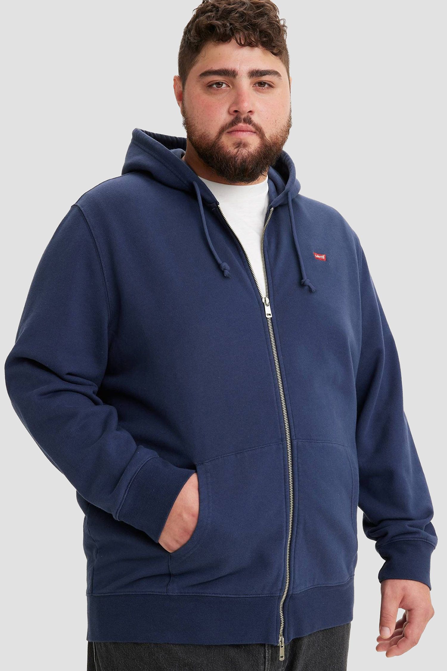 Мужская темно-синяя кофта на молнии Levi’s® A2622;0002