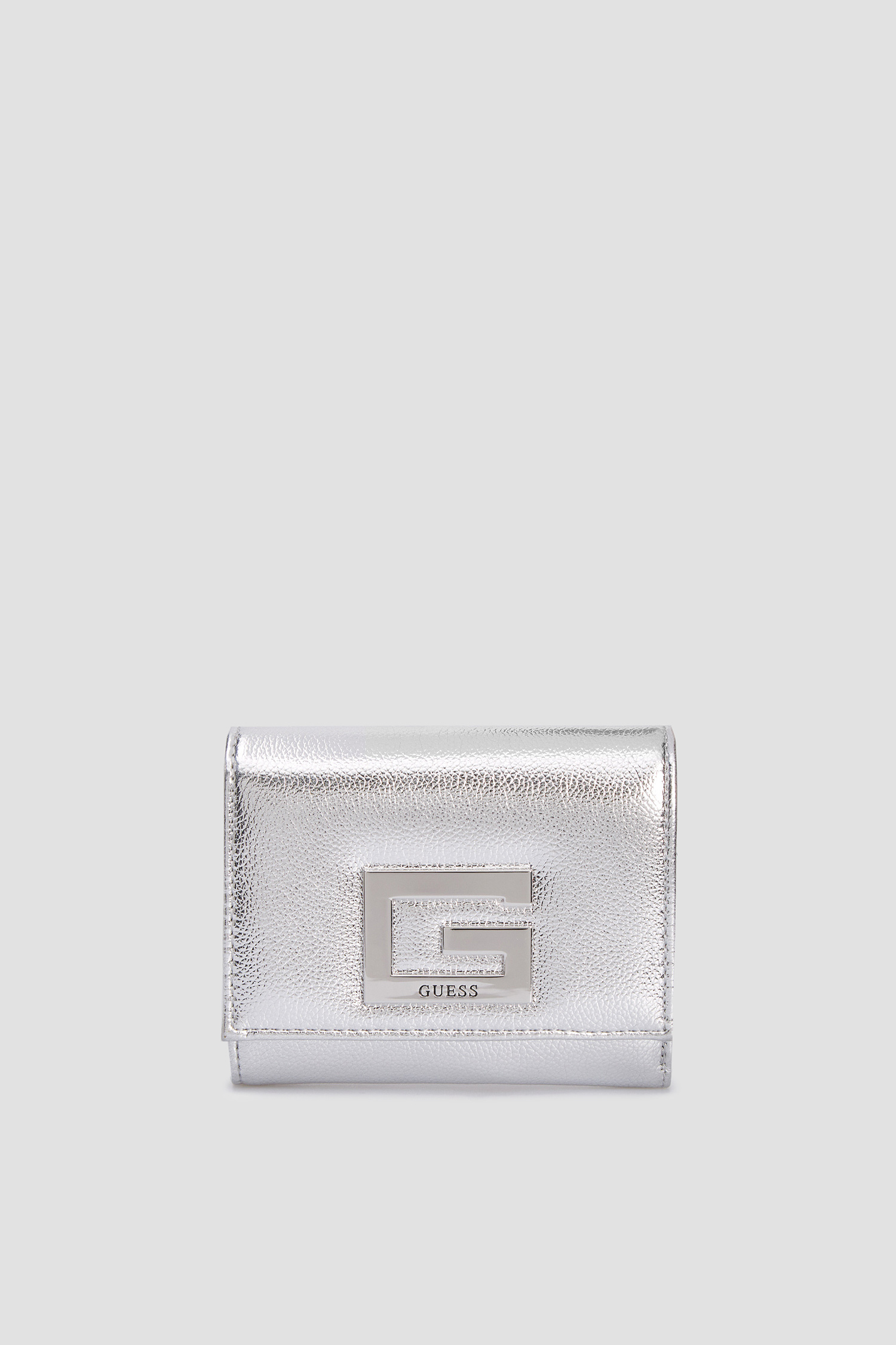 Жіночий сріблястий гаманець Guess SWEY75.80430;SIL