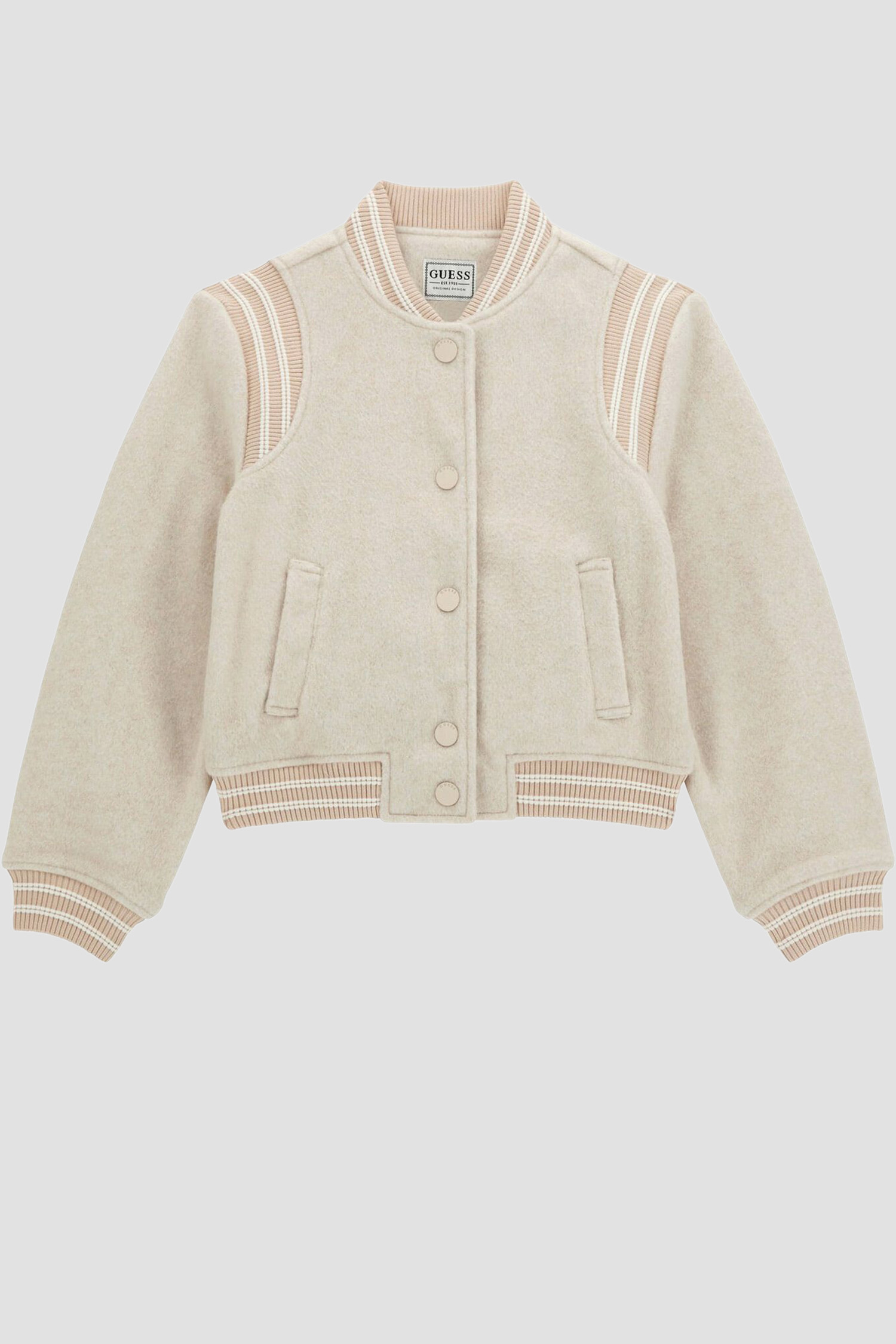 Детский бежевый бомбер Guess Kids J4RL13.WFWS2;F14X