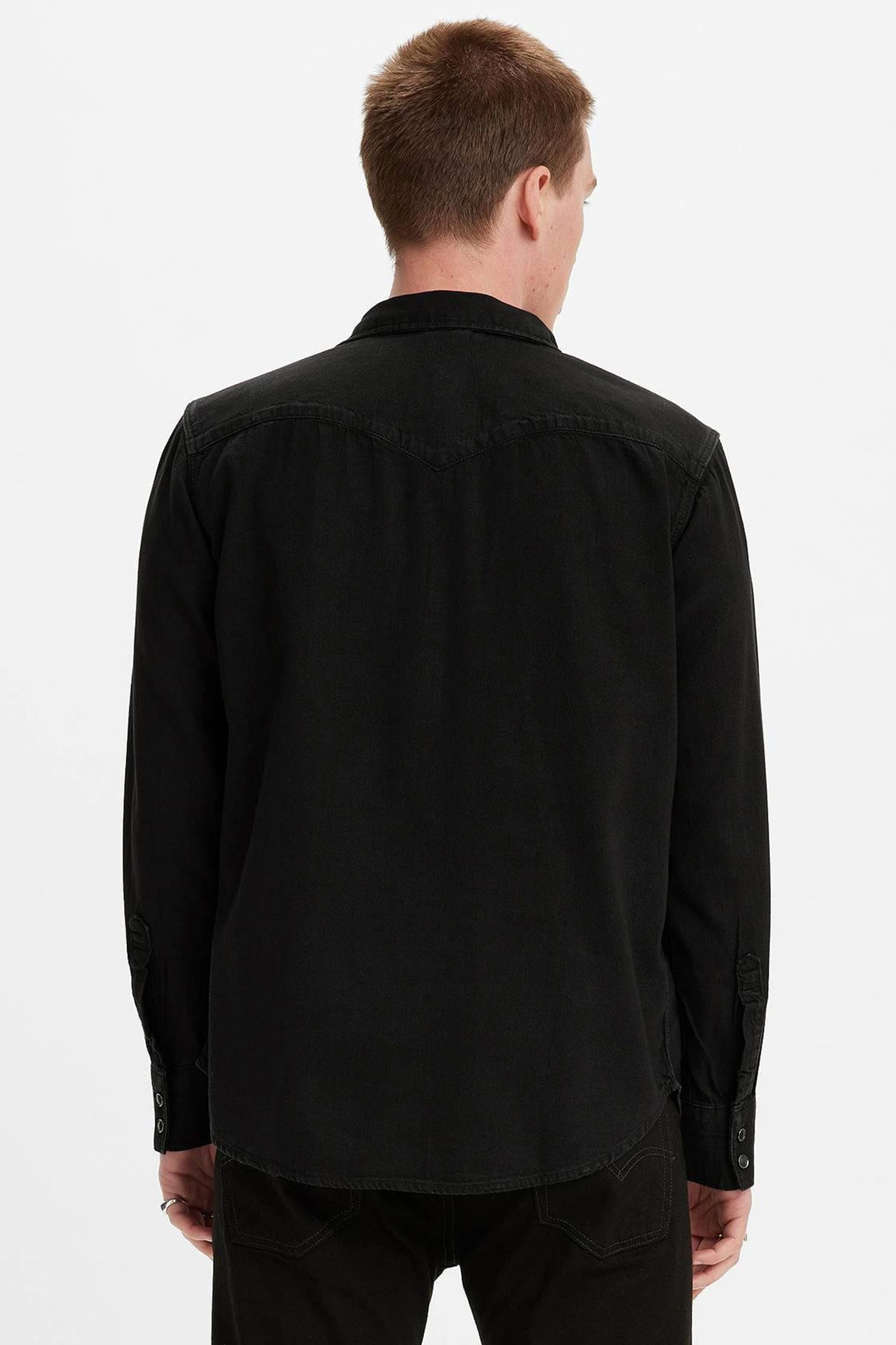 Мужская черная джинсовая рубашка Levi’s® 85744;0002