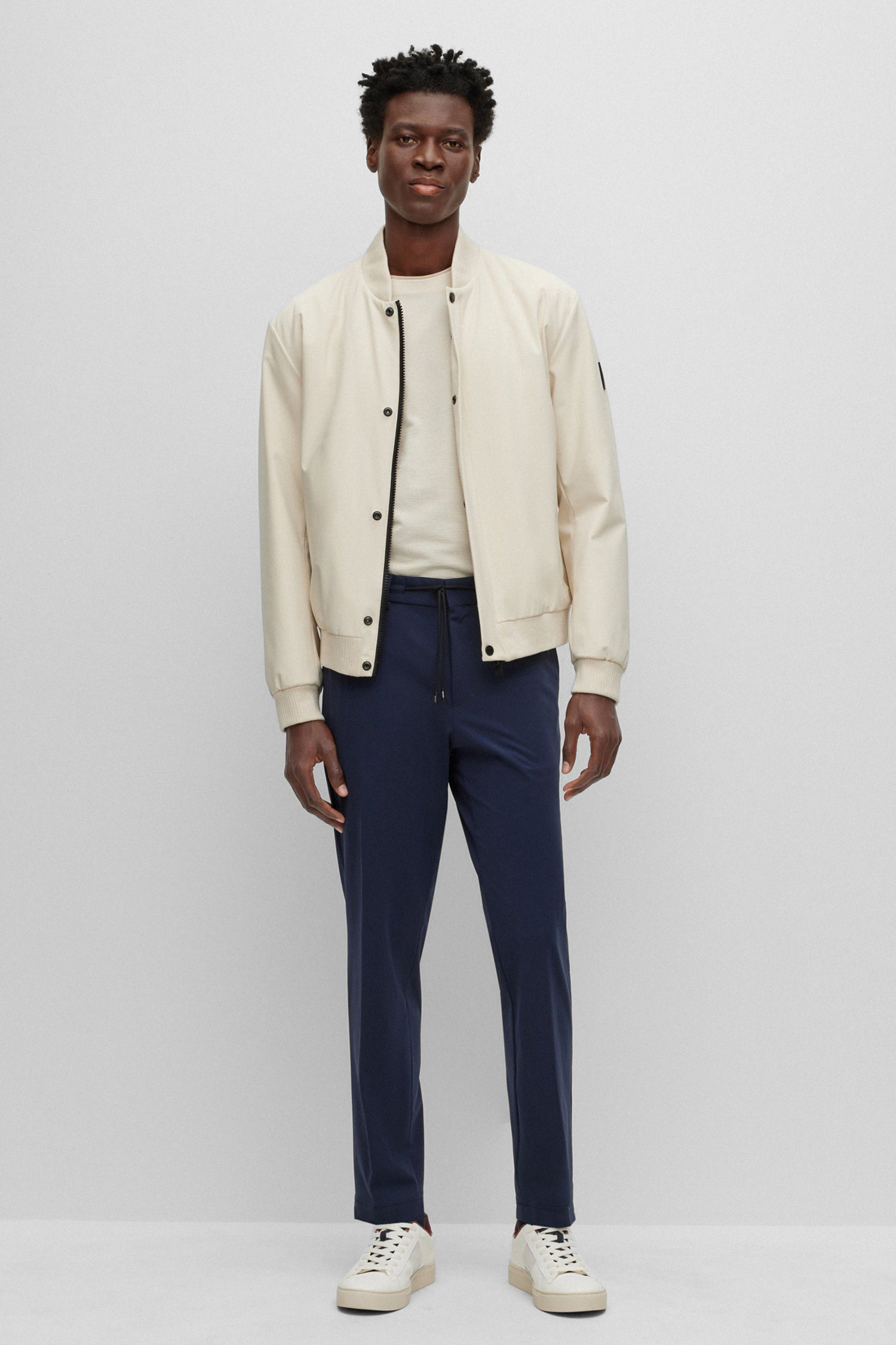 Мужские темно-синие брюки BOSS 50494614;404