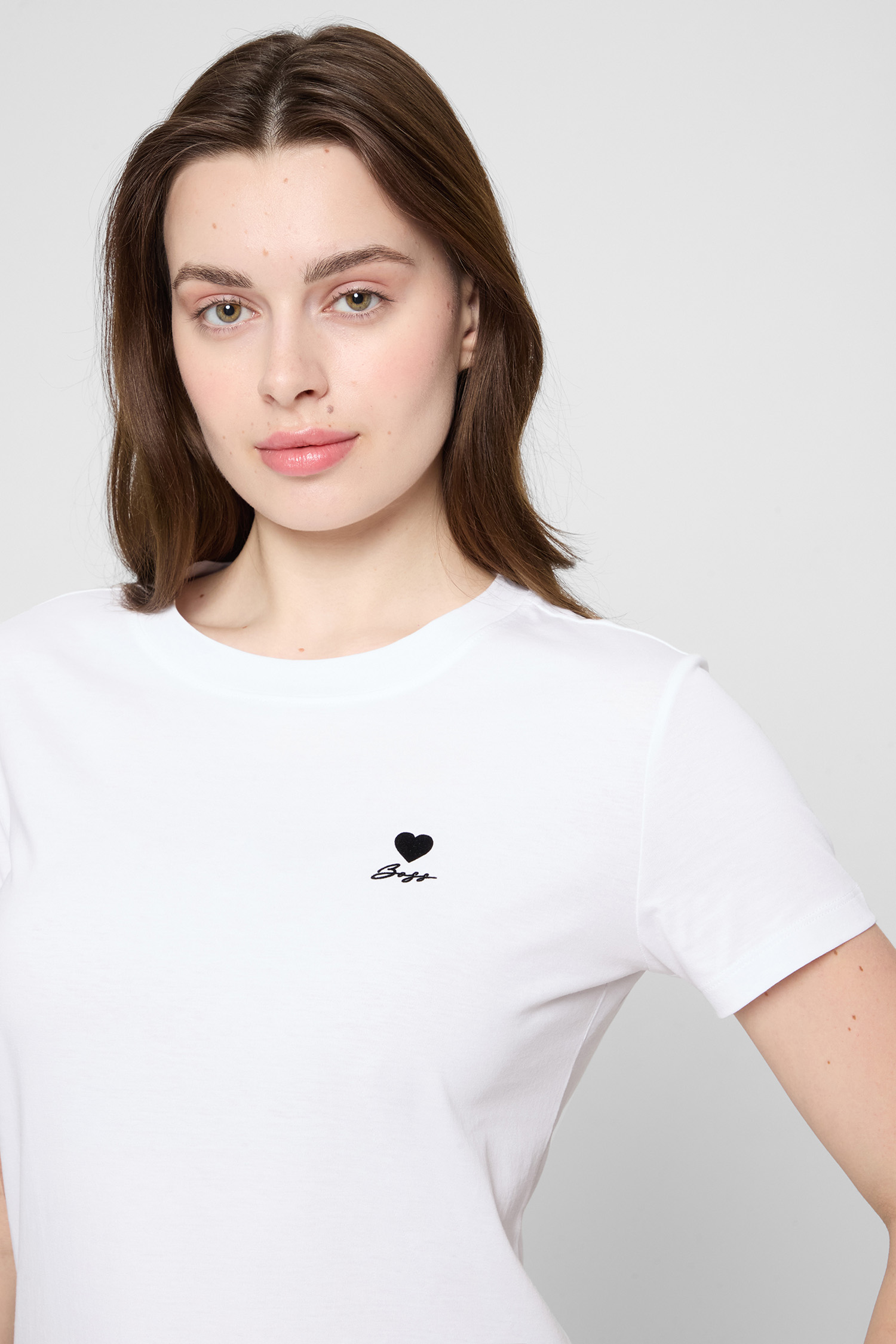 Жіноча біла футболка BOSS 50545288;103