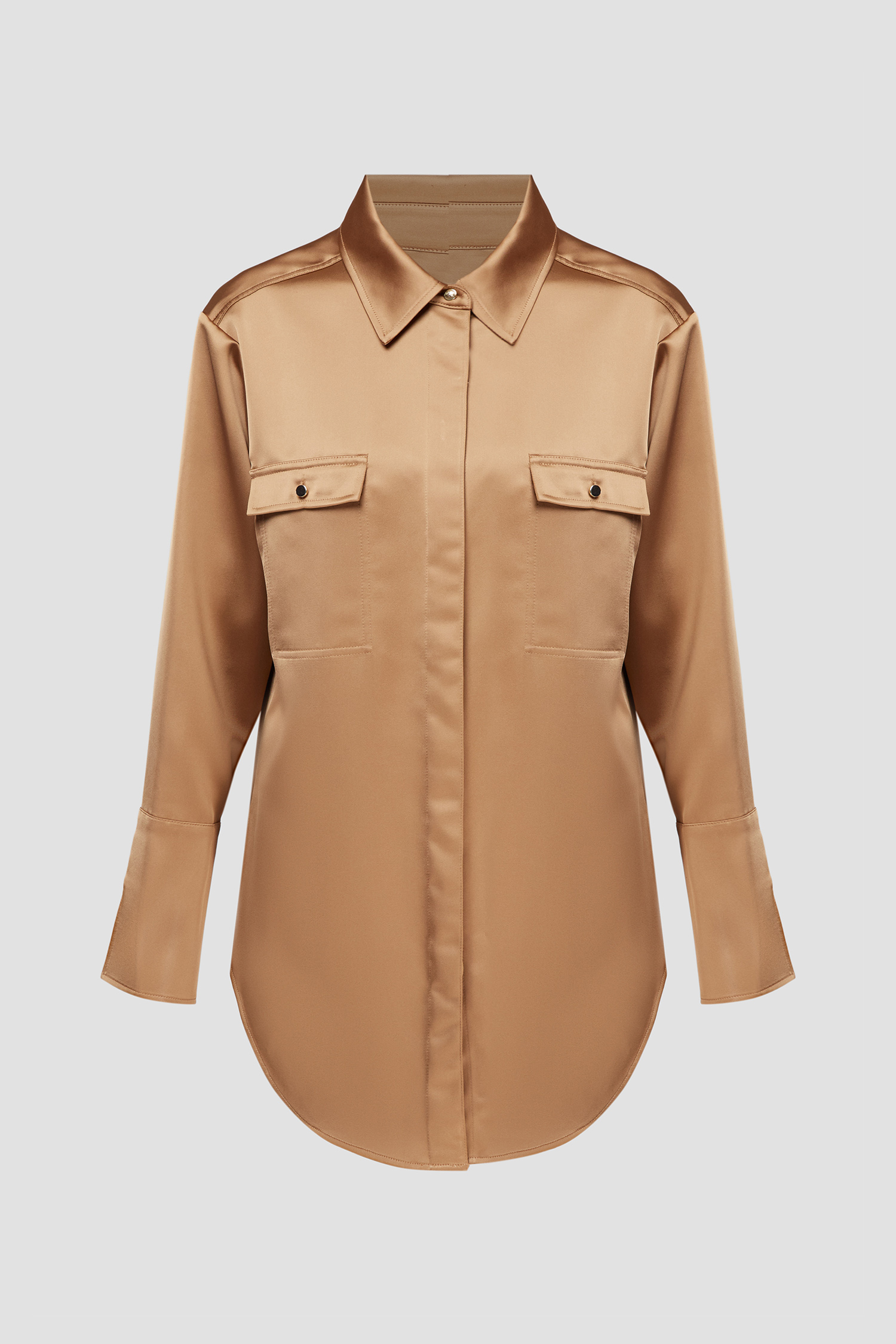 Жіноча коричнева блуза BOSS 50482468;260