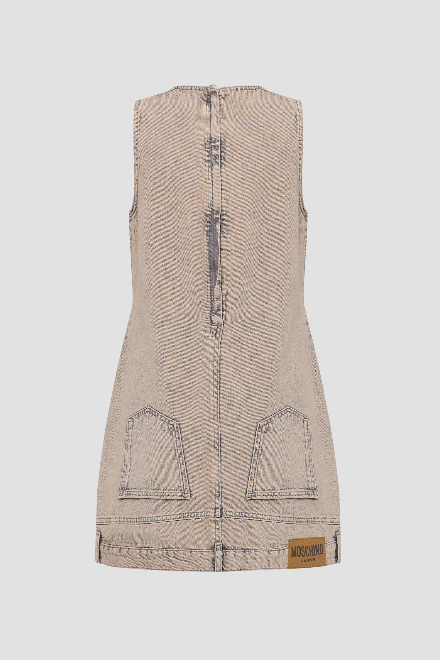 Женское бежевое джинсовое платье Moschino J0407.3221;1486
