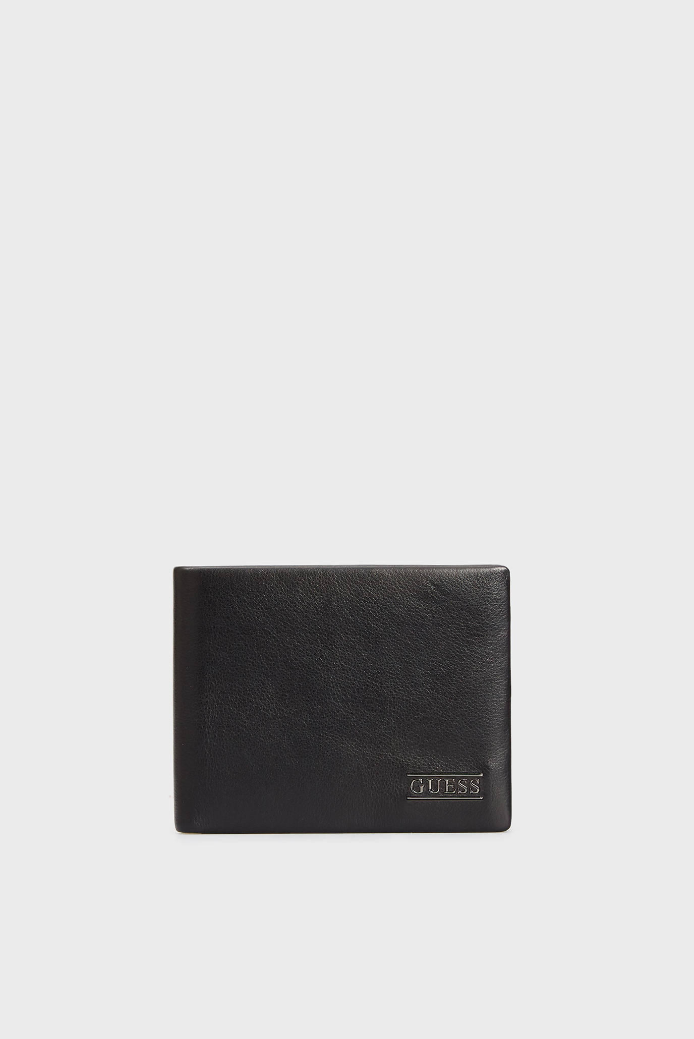 Мужской черный кожаный кошелек Guess SM2509.LEA20;BLA
