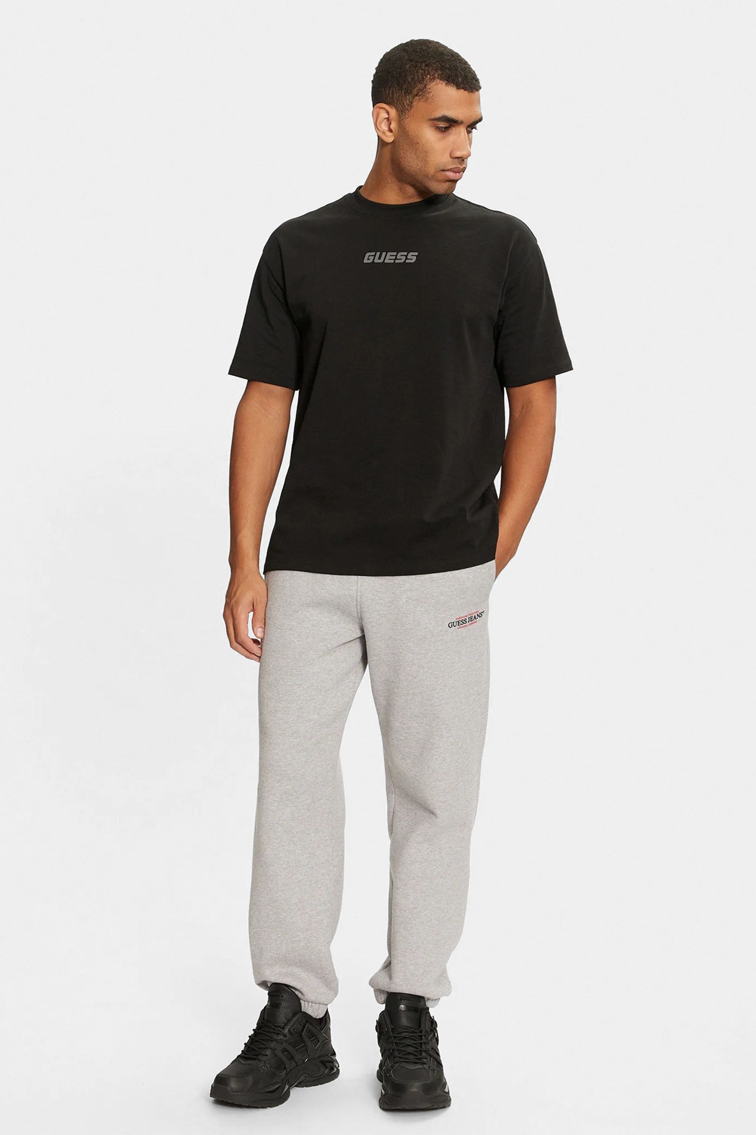 Мужская черная футболка Guess Z4BI00.KCE21;JBLK