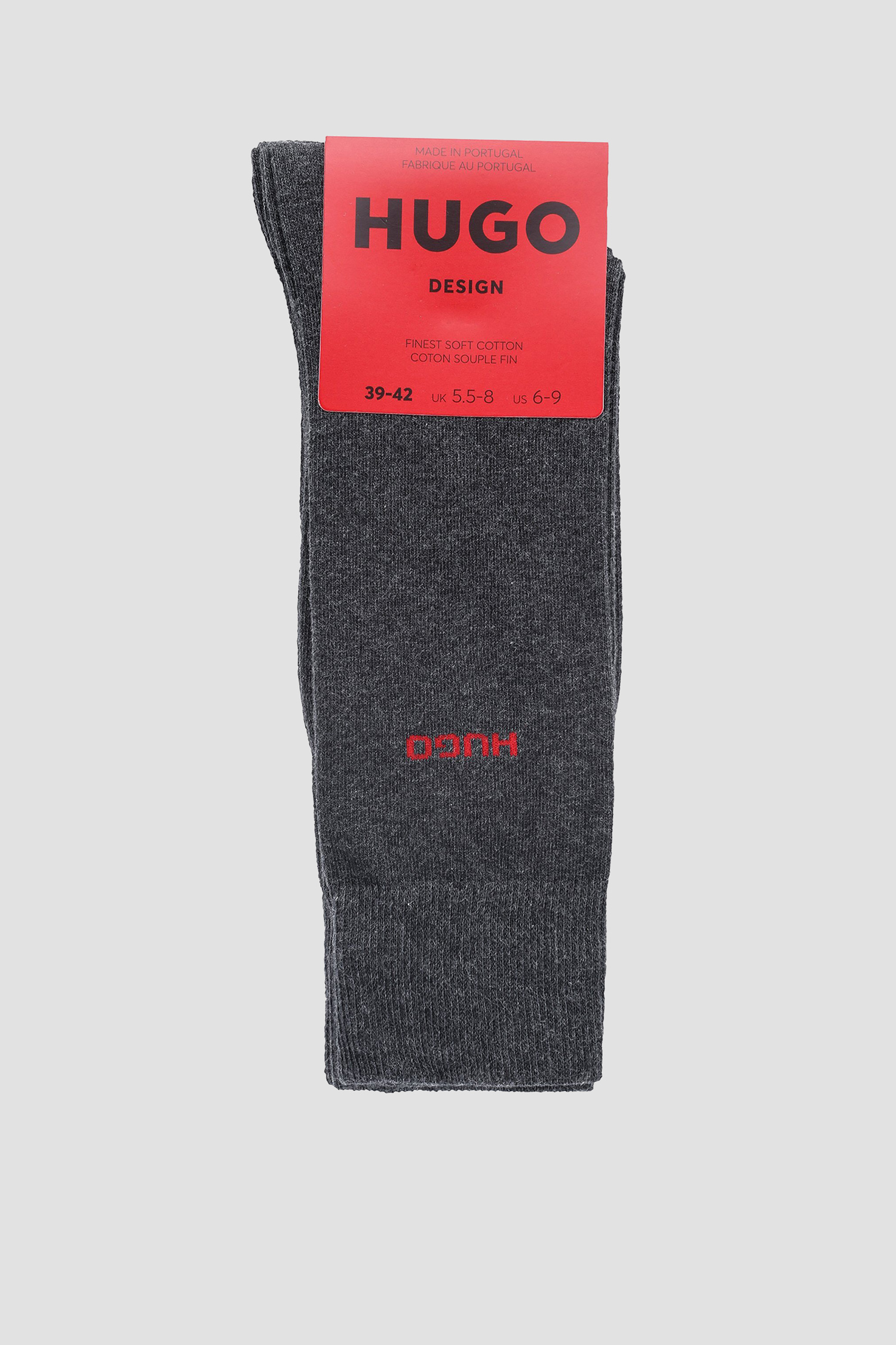 Чоловічі сірі шкарпетки (2 пари) HUGO 50468099;012