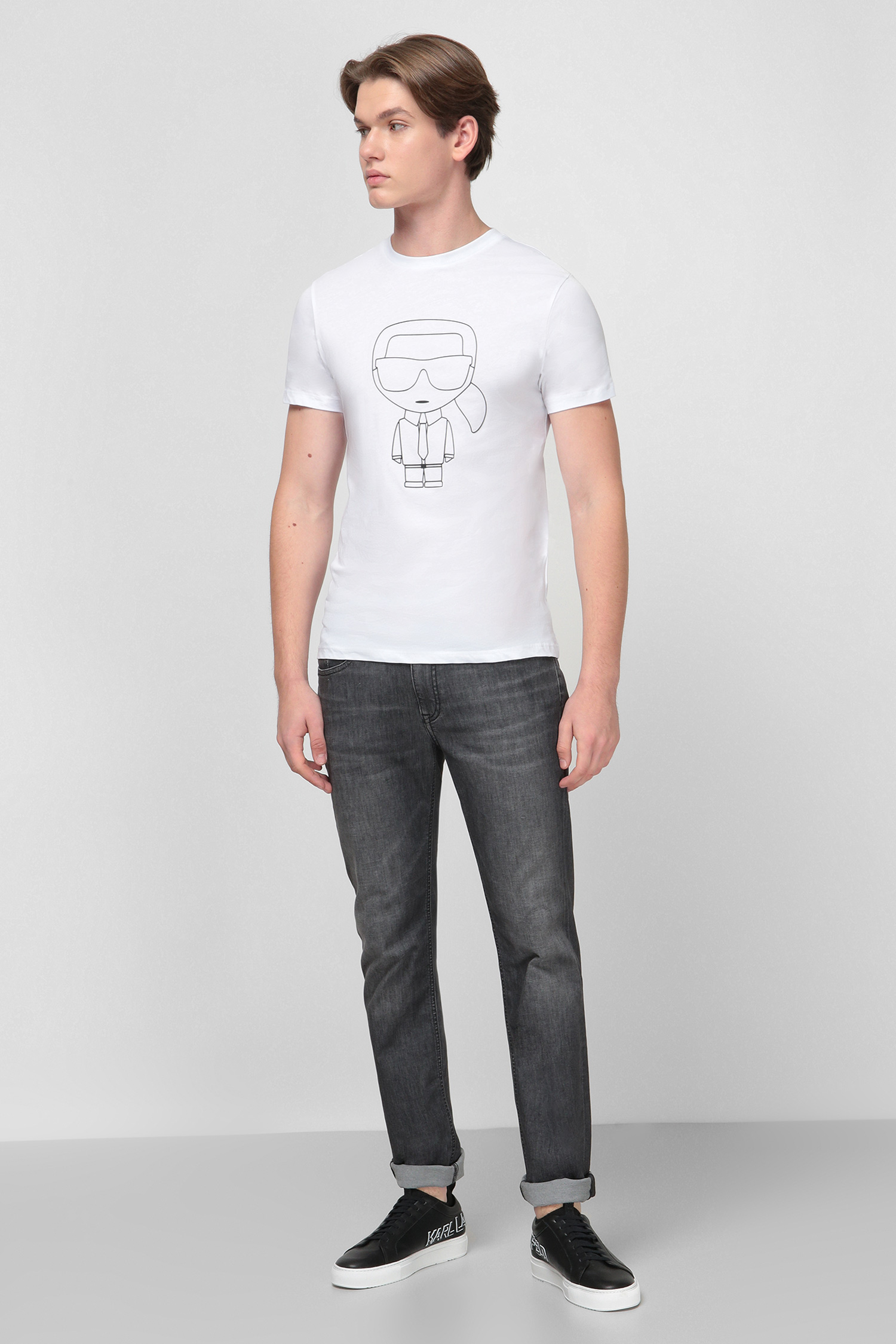 Белая футболка для парней Karl Lagerfeld 501220.755051;10