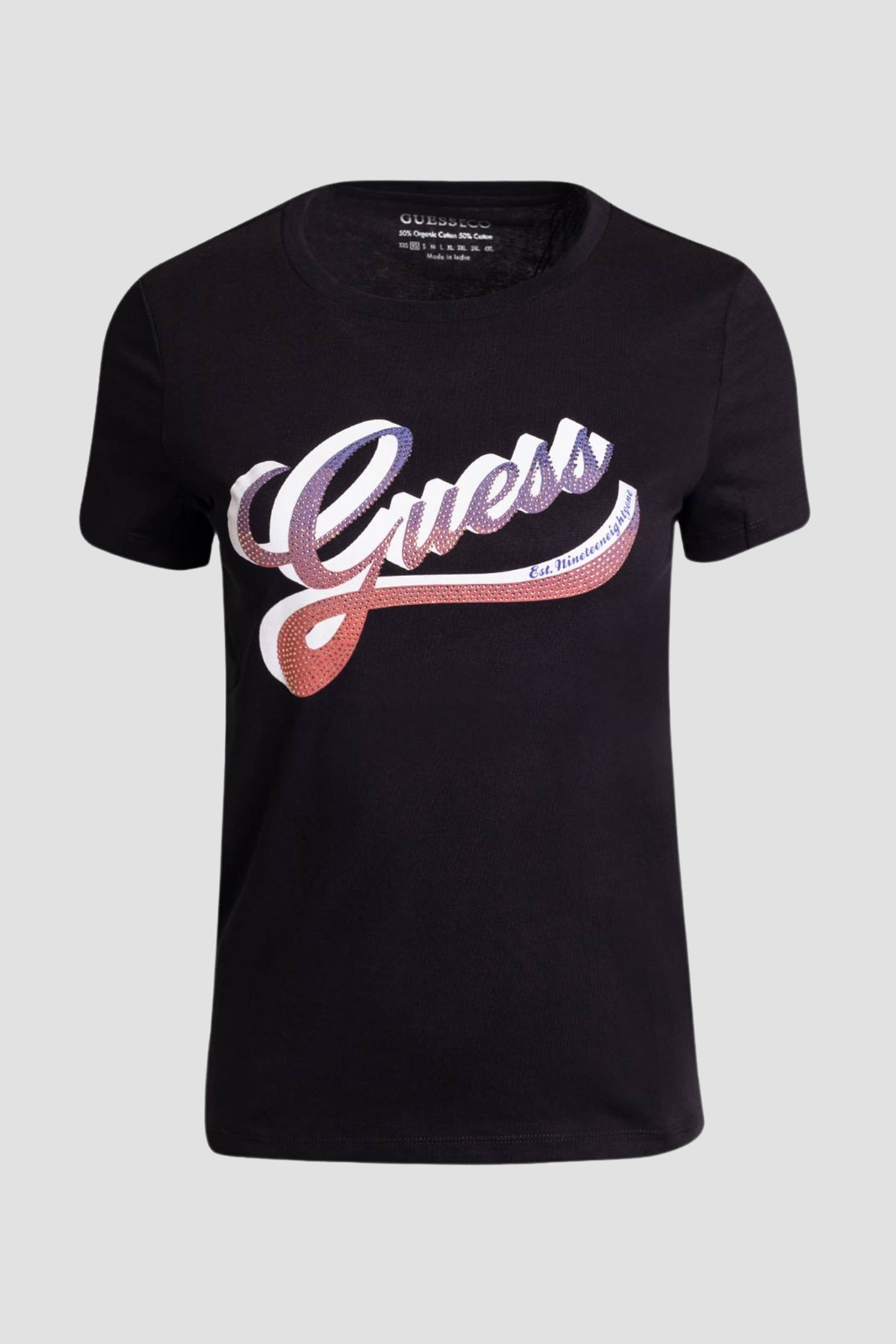 Женская черная футболка Guess W3GI34.I3Z14;JBLK