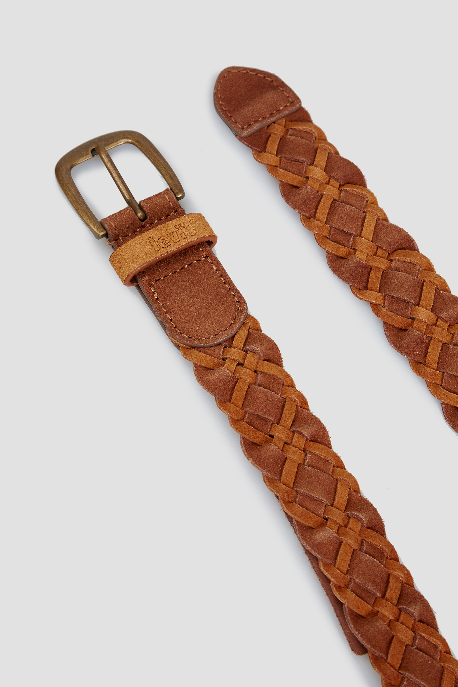 Жіночий коричневий шкіряний ремінь Levi’s® 234371;67.97