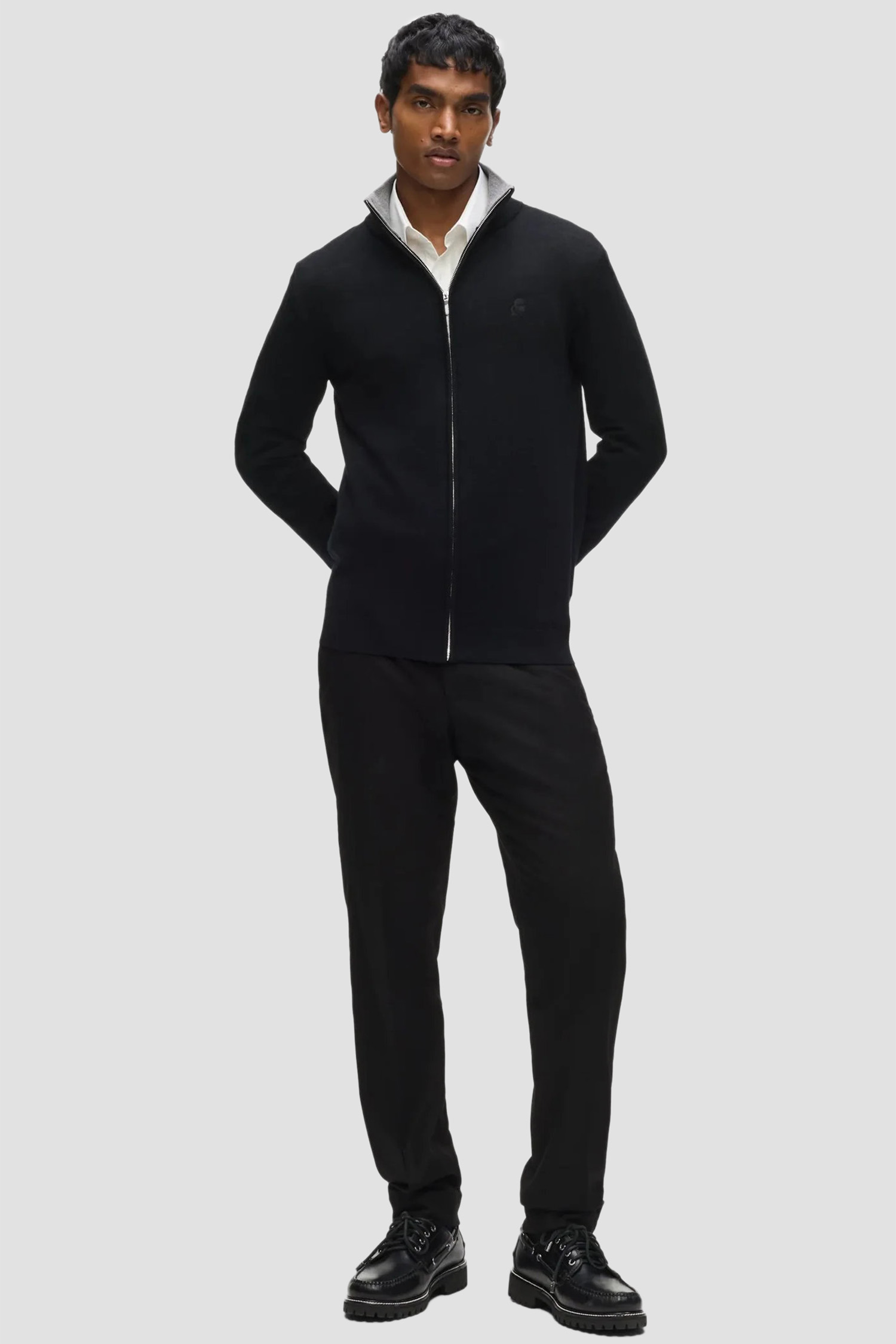 Чоловічий чорний кардиган Karl Lagerfeld 563300.655004;990