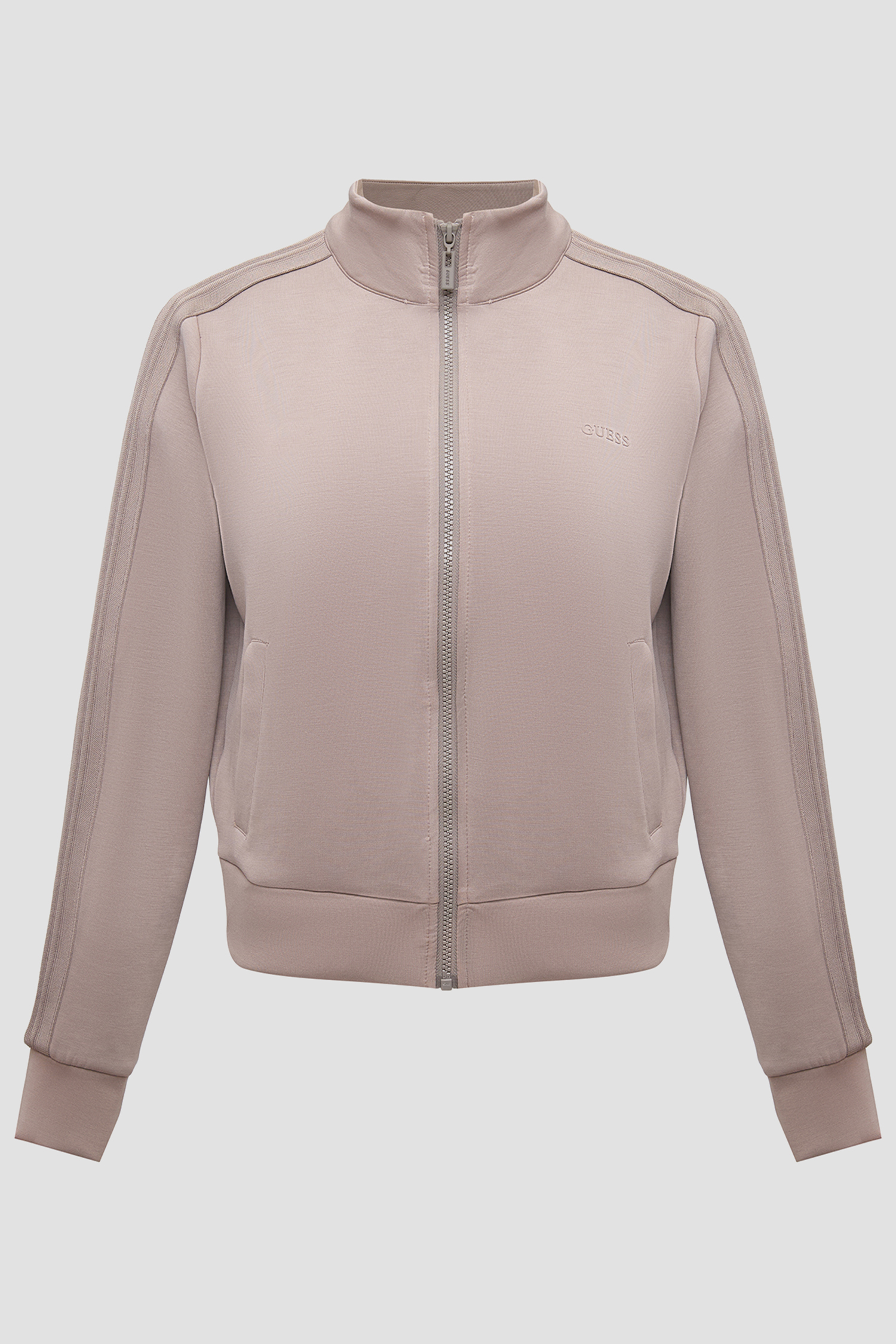 Женская бежевая спортивная кофта Guess V6YQ15.K4305;A92T