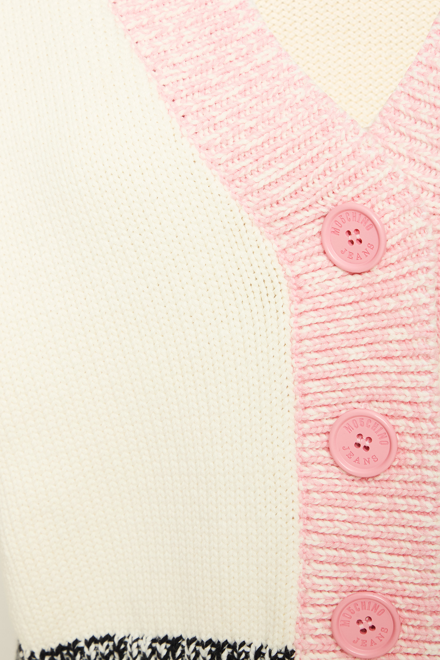 Женский белый кардиган Moschino A0918.3209;2002