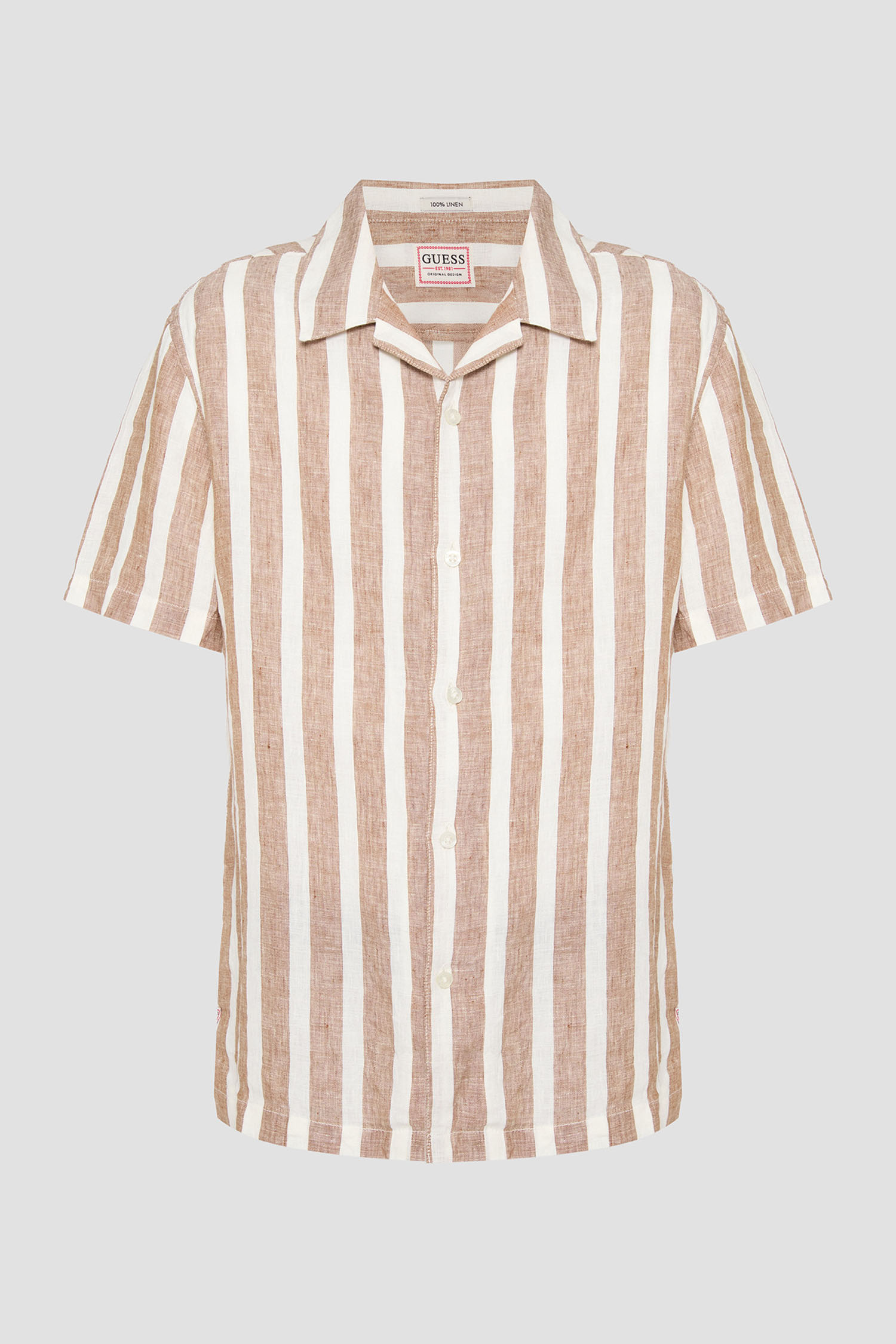 Мужская рубашка в полоску Guess M5GH76.WH3J0;S13O
