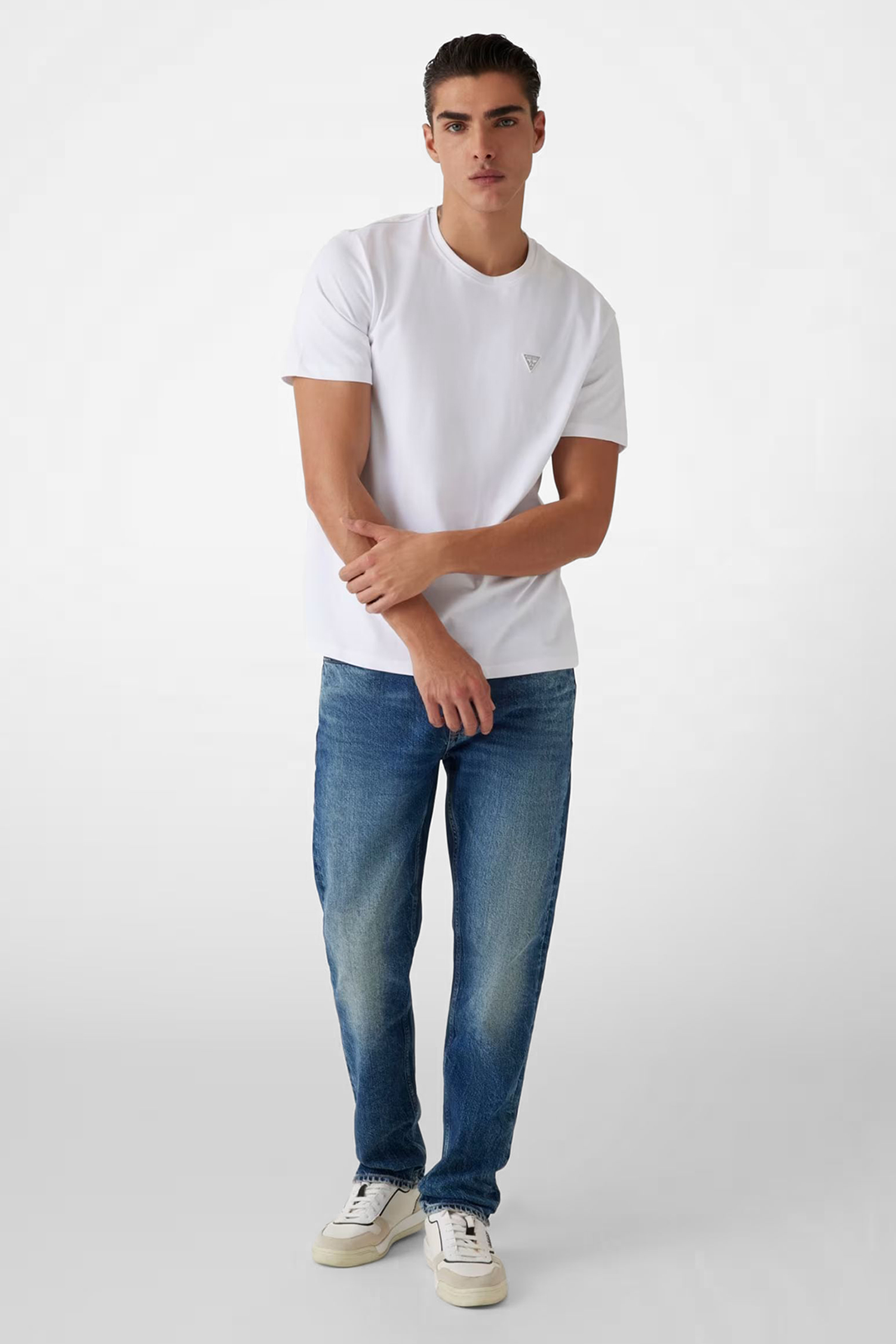 Чоловіча біла футболка Guess M4YI0A.KCCM1;G011