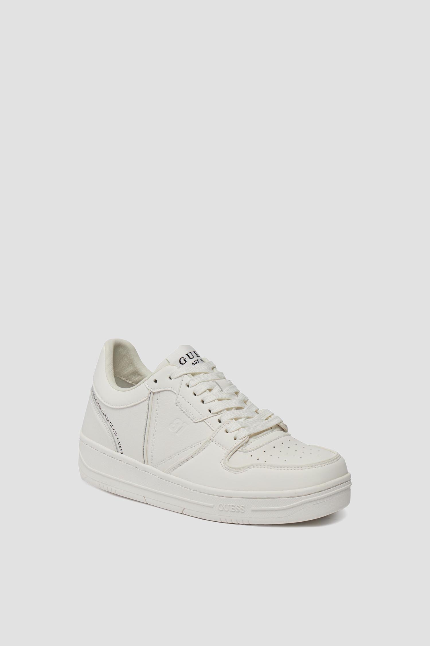 Мужские белые кроссовки Guess FMPANC.LAC12;WHITE