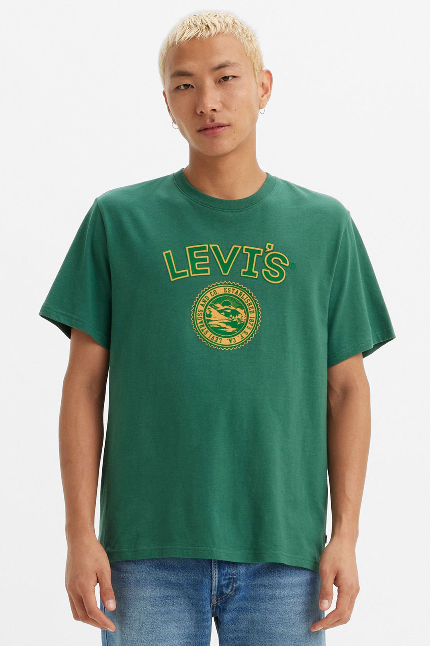 Мужская зеленая футболка Levi’s® 16143;1492
