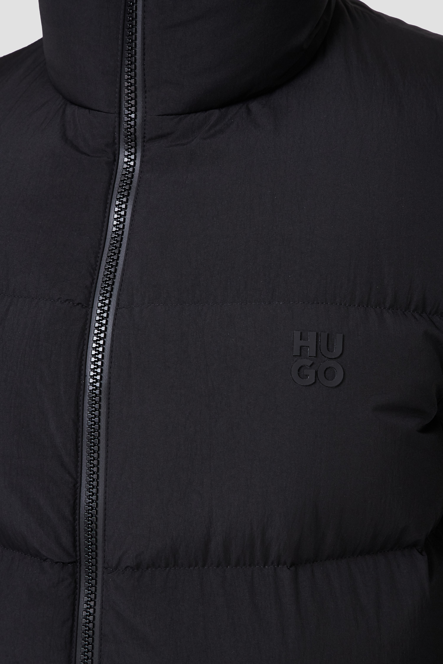Мужской черный пуховик HUGO 50495783;001
